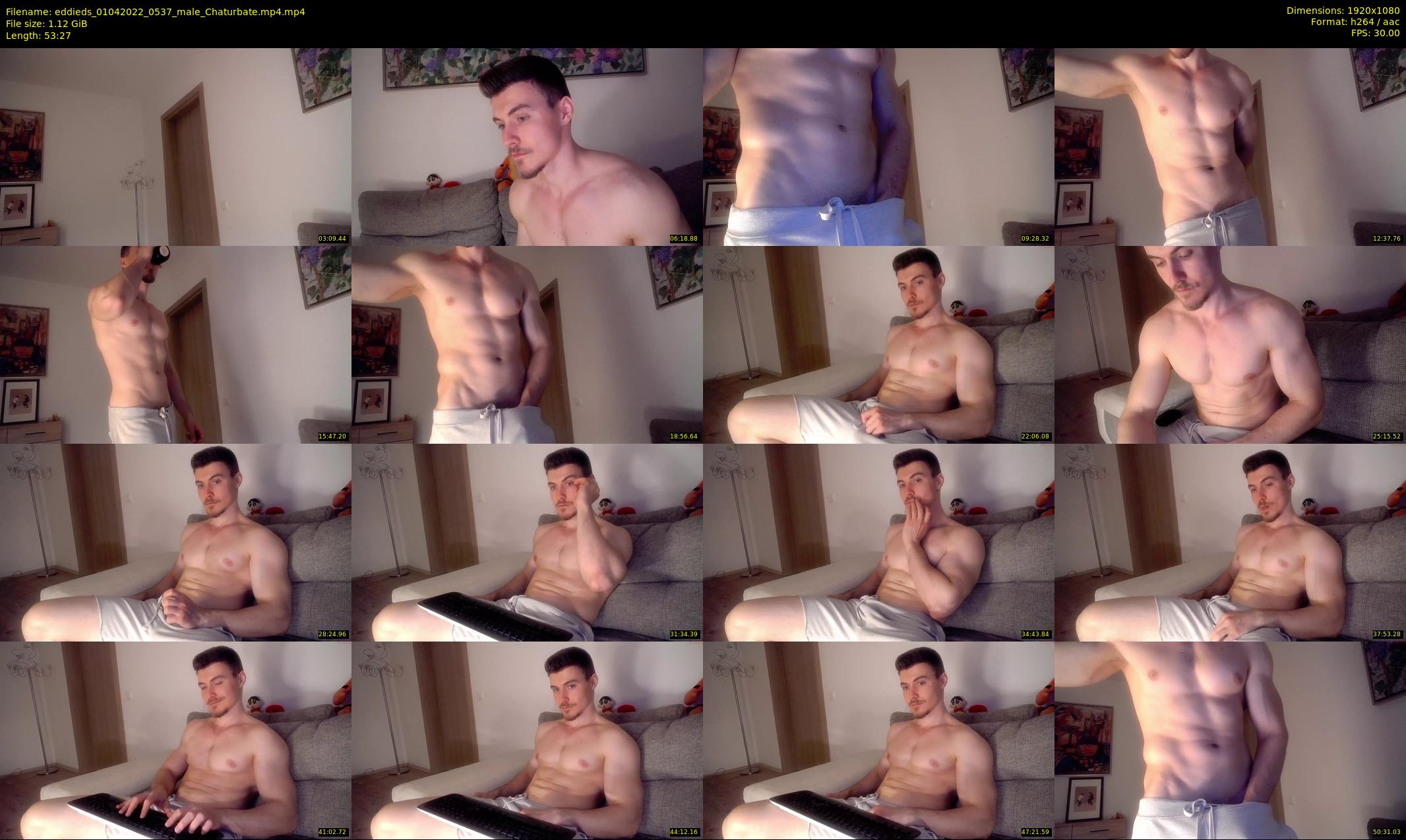 eddieds — 54 minute Chaturbate male cam show recording, 1080p, Apr 1, 2022