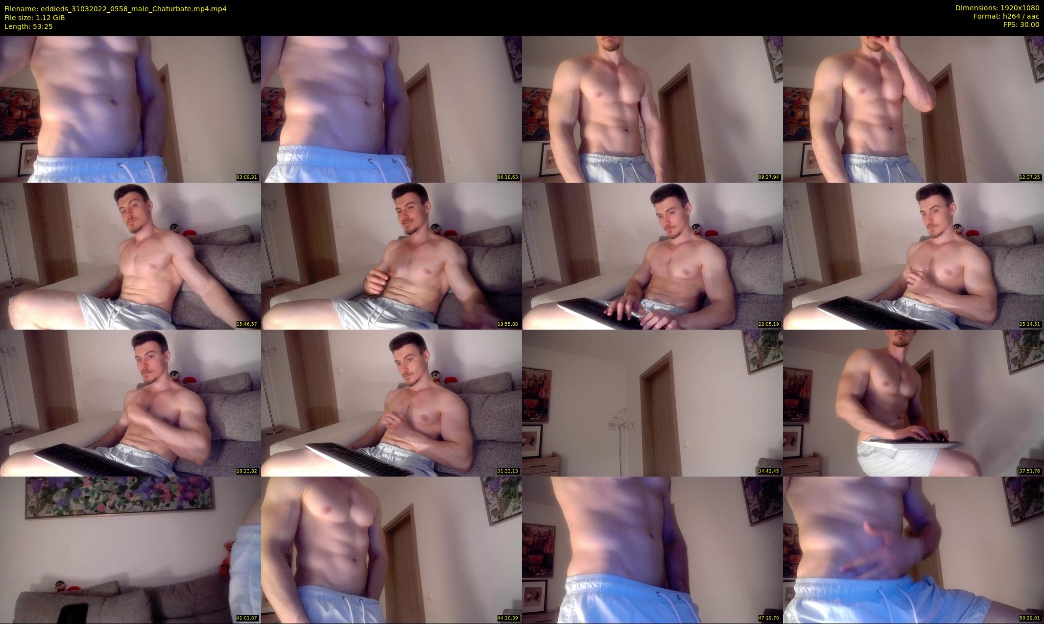 eddieds — 54 minute Chaturbate male cam show recording, 1080p, Mar 31, 2022