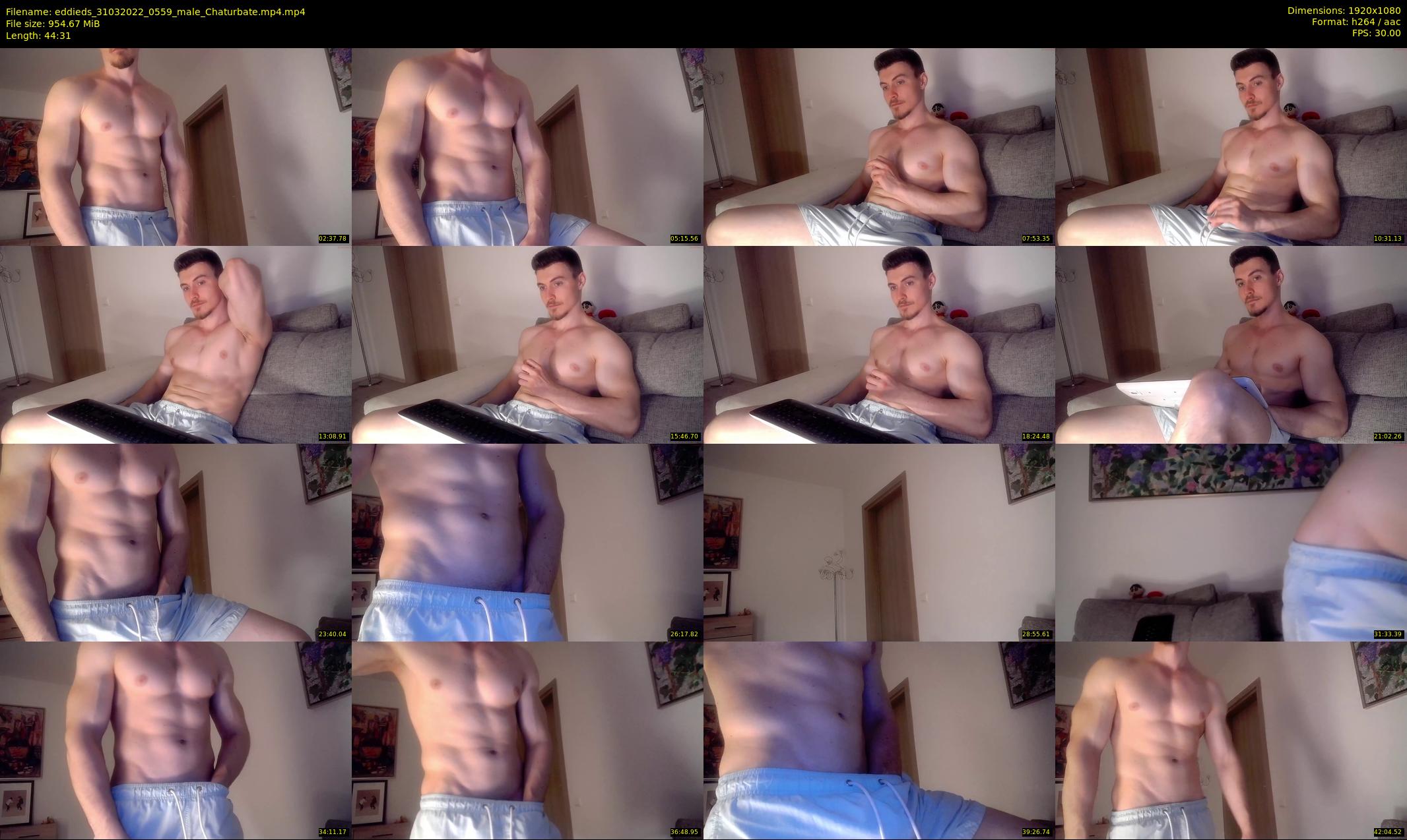 eddieds — 45 minute Chaturbate male cam show recording, 1080p, Mar 31, 2022