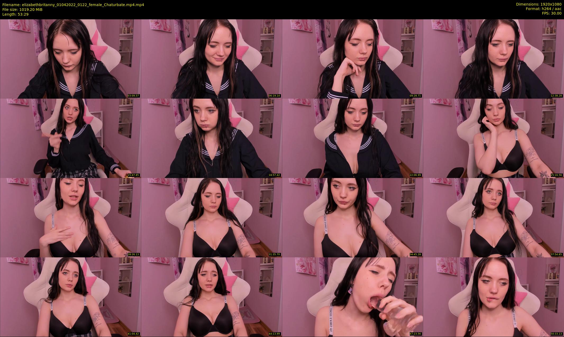 elizabethbritanny — 54 minute Chaturbate female cam show recording, 1080p, Apr 1, 2022