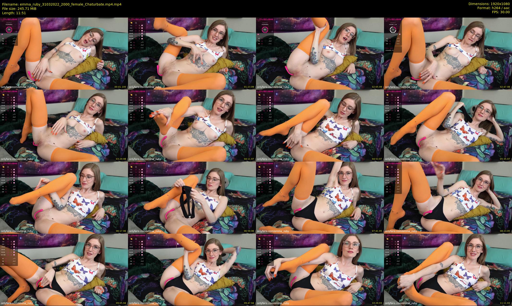emma_ruby — 12 minute Chaturbate female cam show recording, 1080p, Mar 31, 2022