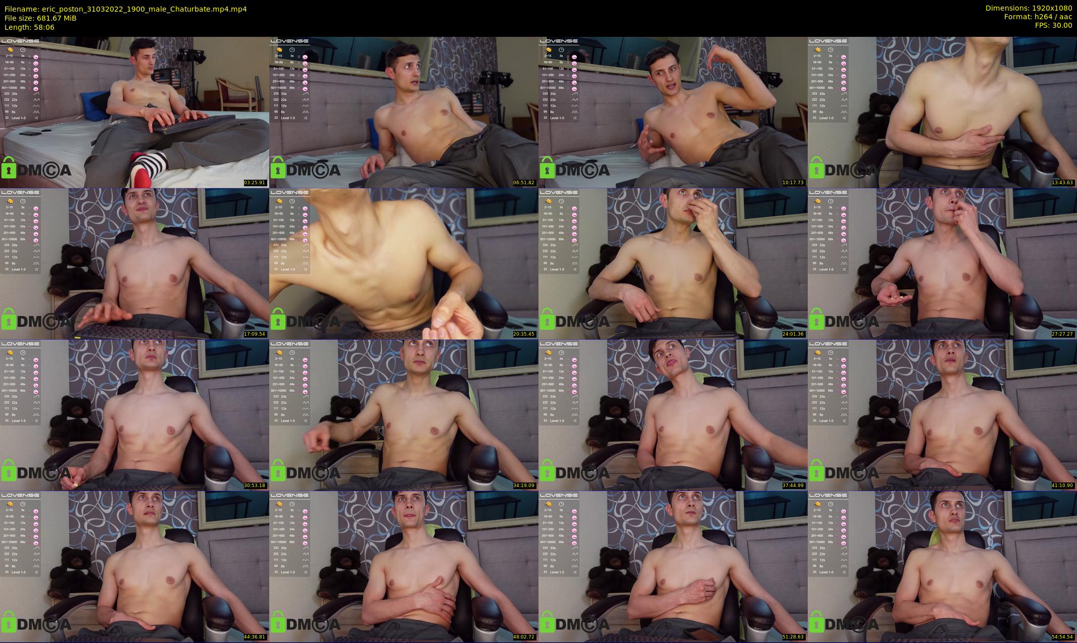 eric_poston — 59 minute Chaturbate male cam show recording, 1080p, Mar 31, 2022
