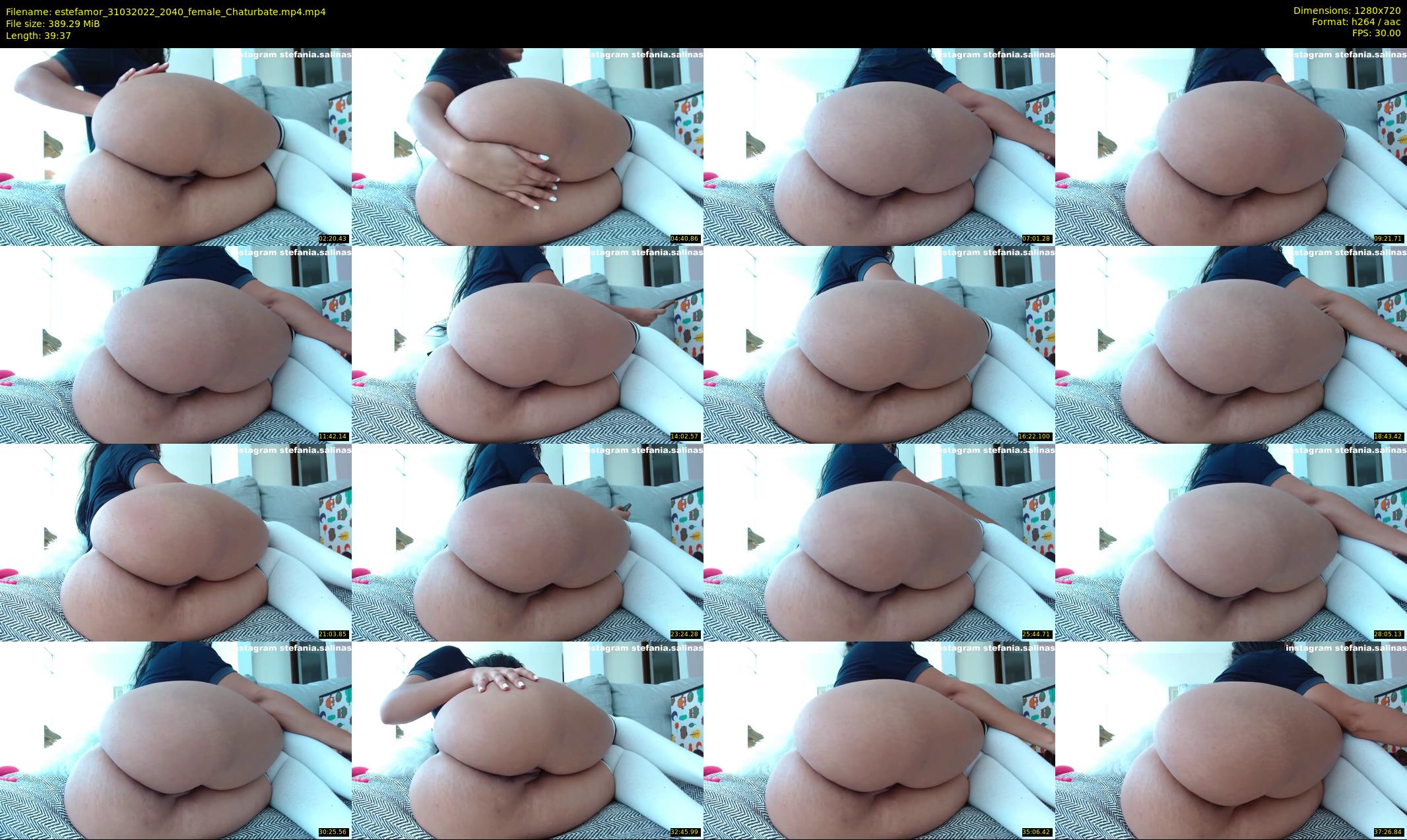 estefamor — 40 minute Chaturbate female cam show recording, 720p, Mar 31, 2022