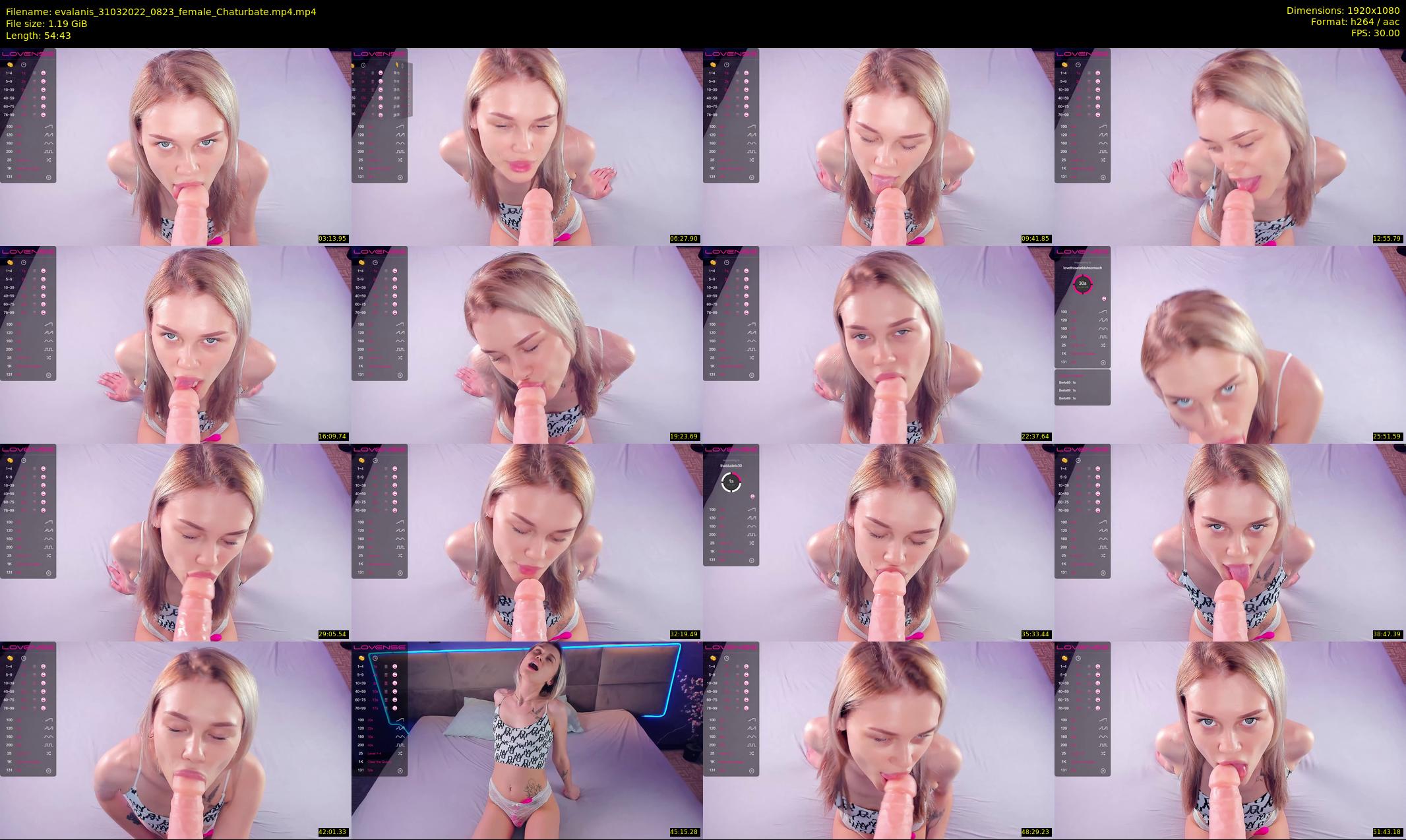 evalanis — 55 minute Chaturbate couple cam show recording, 1080p, Mar 31, 2022