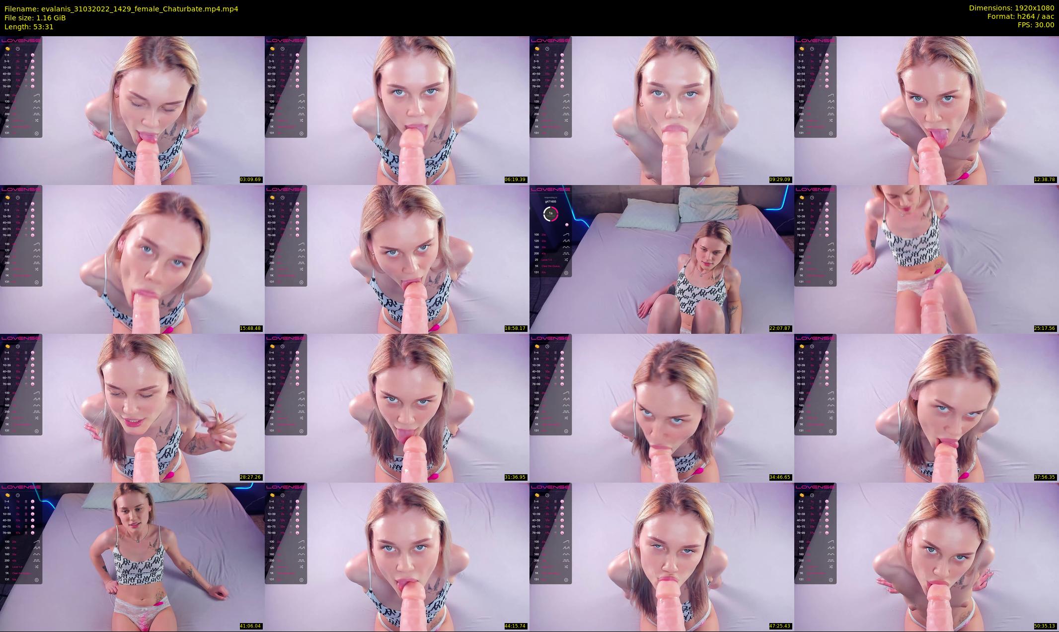 evalanis — 54 minute Chaturbate couple cam show recording, 1080p, Mar 31, 2022