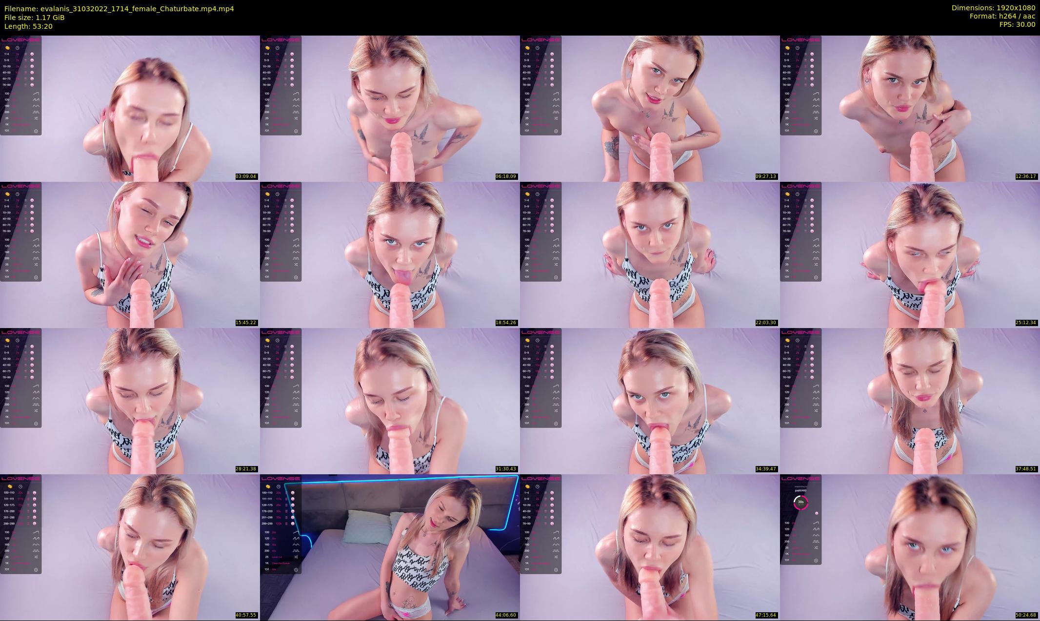 evalanis — 54 minute Chaturbate couple cam show recording, 1080p, Mar 31, 2022