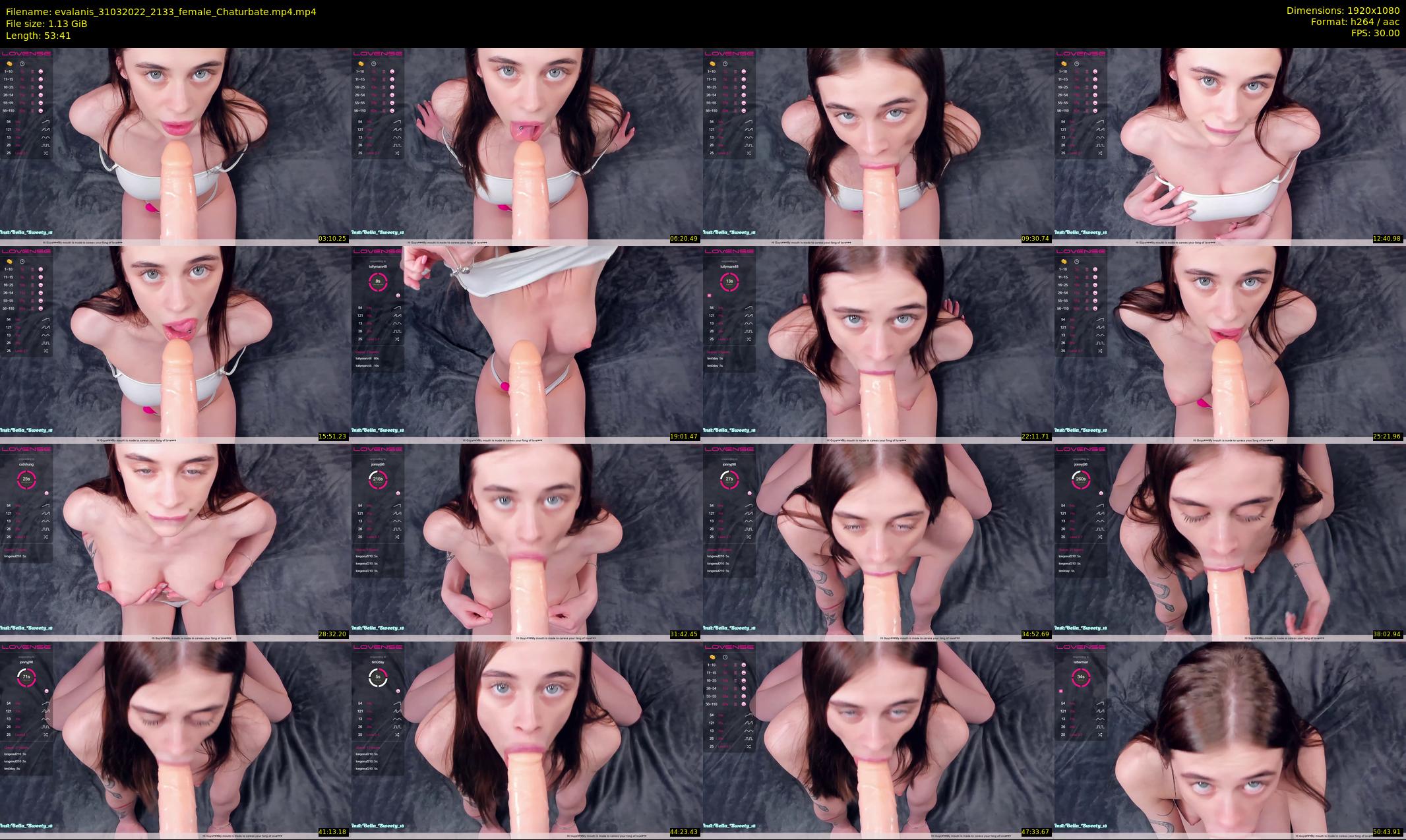 evalanis — 54 minute Chaturbate couple cam show recording, 1080p, Mar 31, 2022