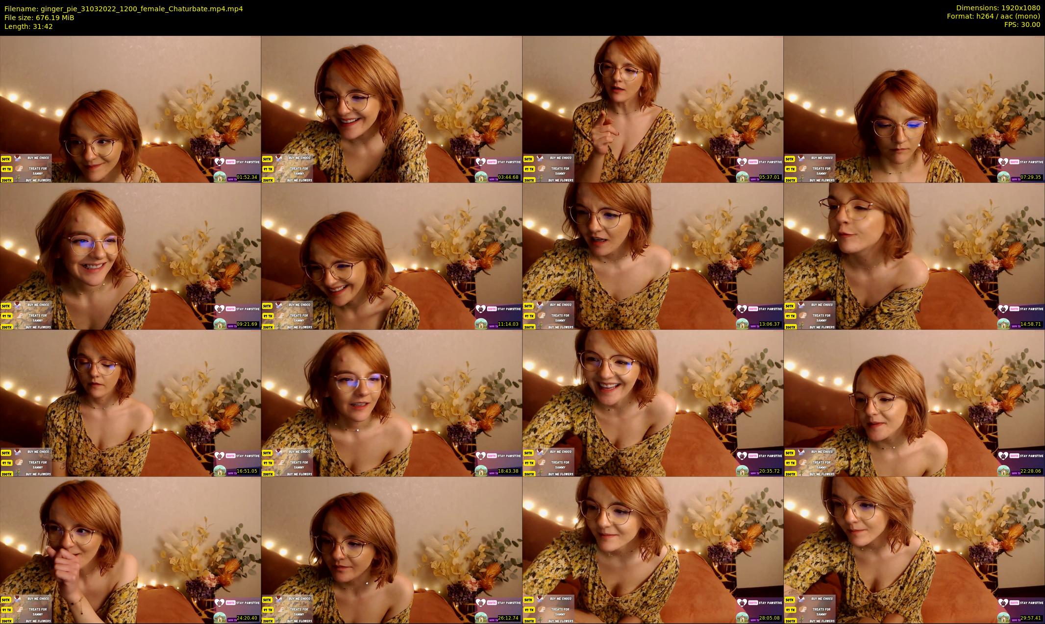 ginger_pie — 32 minute Chaturbate female cam show recording, 1080p, Mar 31, 2022