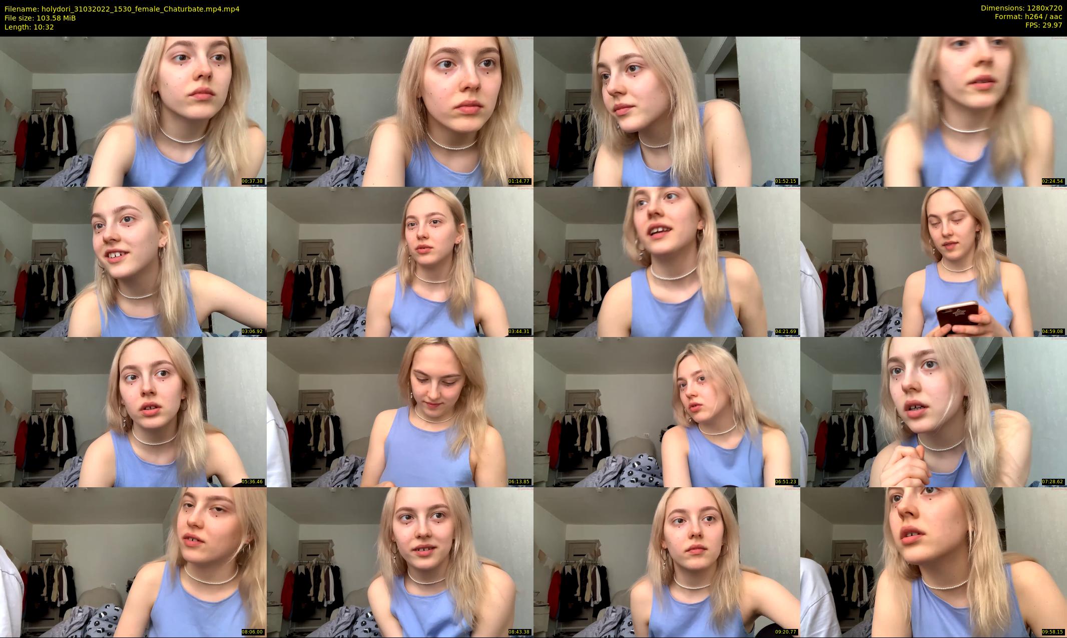 holydori — 11 minute Chaturbate female cam show recording, 720p, Mar 31, 2022