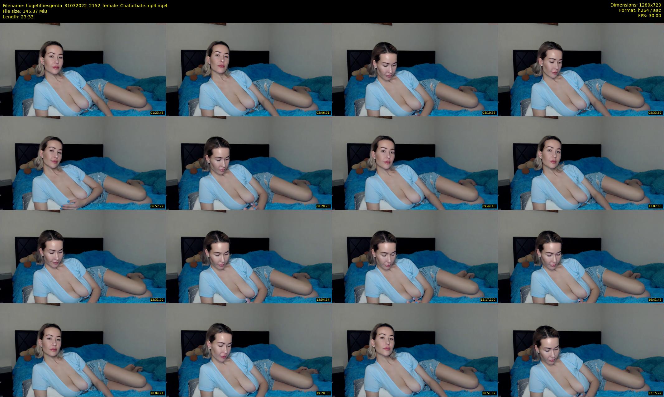 hugetittiesgerda — 24 minute Chaturbate female cam show recording, 720p, Mar 31, 2022