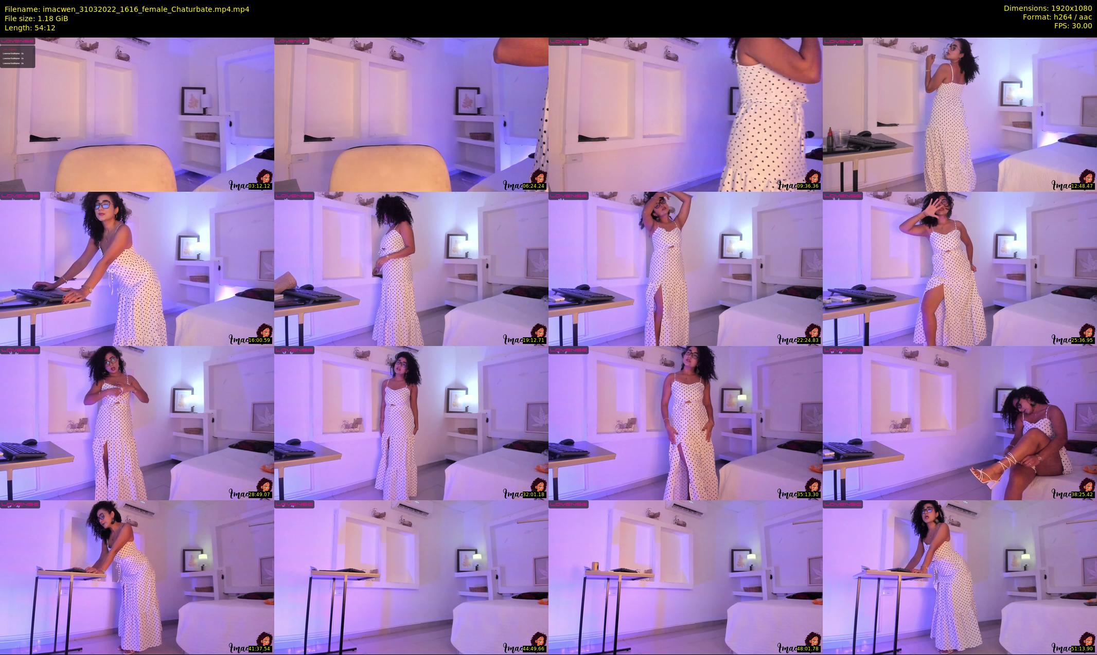 imacwen — 55 minute Chaturbate female cam show recording, 1080p, Mar 31, 2022