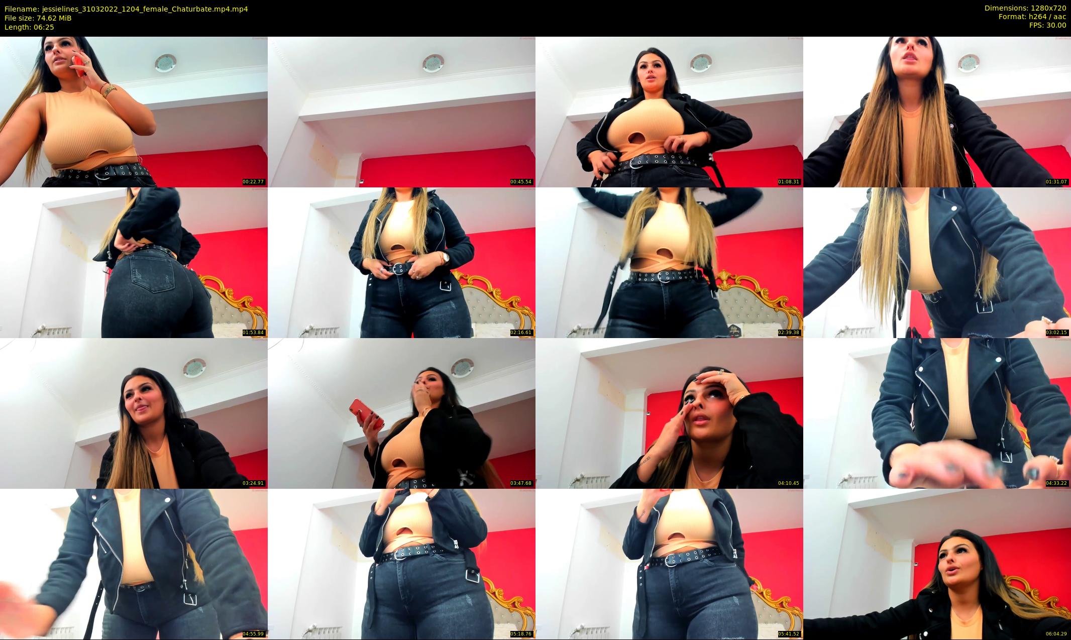 jessielines — 7 minute Chaturbate female cam show recording, 720p, Mar 31, 2022