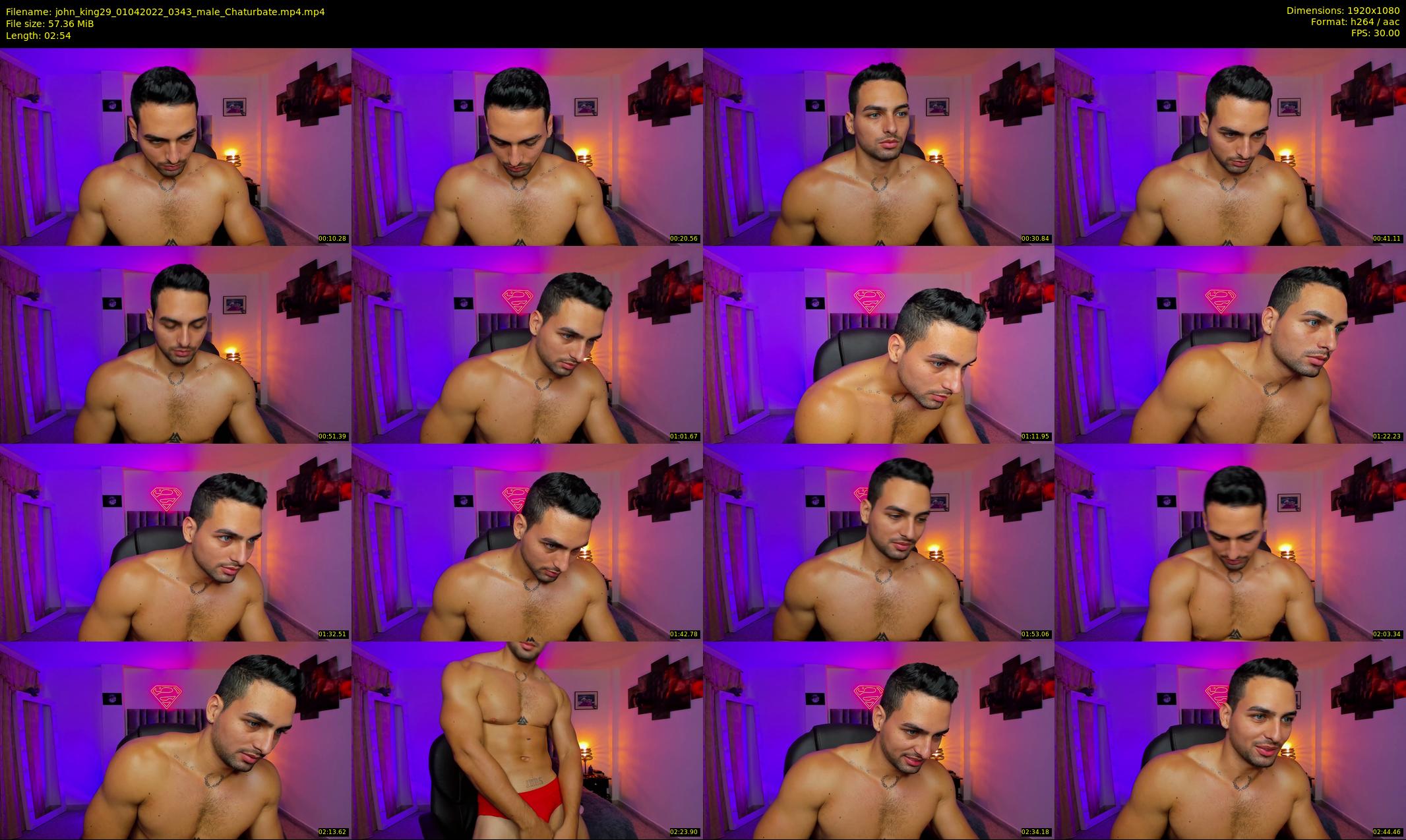 john_king29 — 3 minute Chaturbate male cam show recording, 1080p, Apr 1, 2022