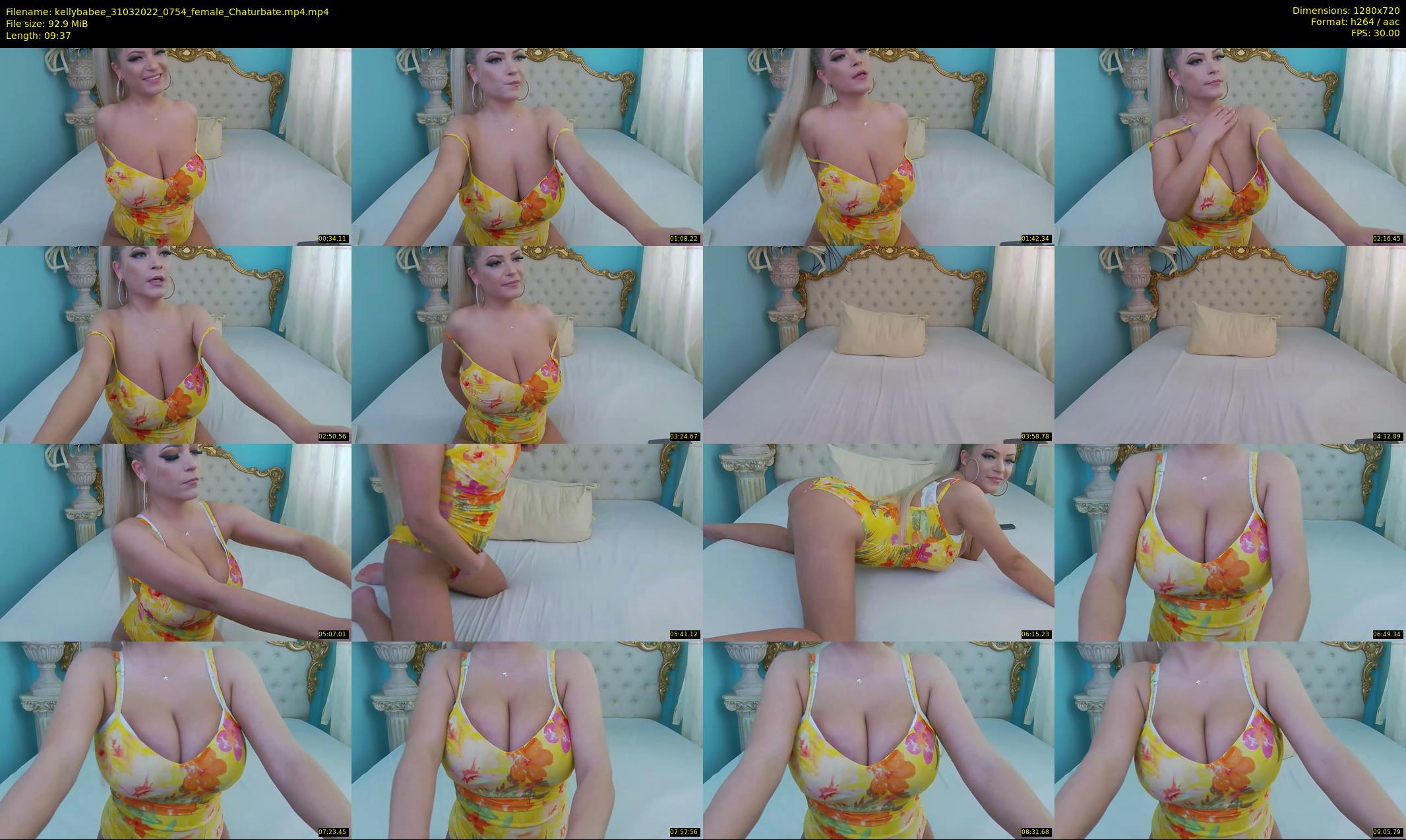 kellybabee — 10 minute Chaturbate female cam show recording, 720p, Mar 31, 2022
