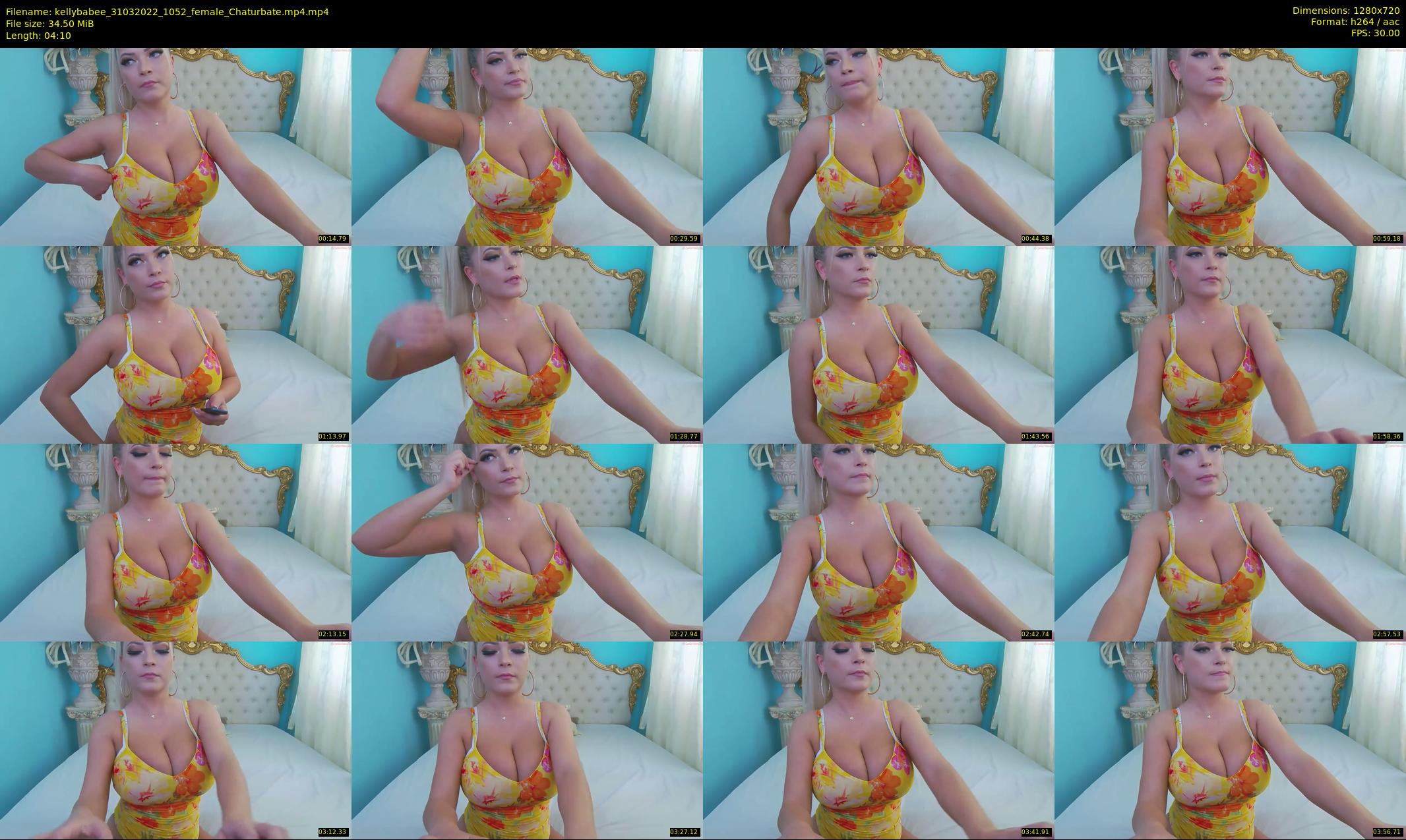 kellybabee — 5 minute Chaturbate female cam show recording, 720p, Mar 31, 2022
