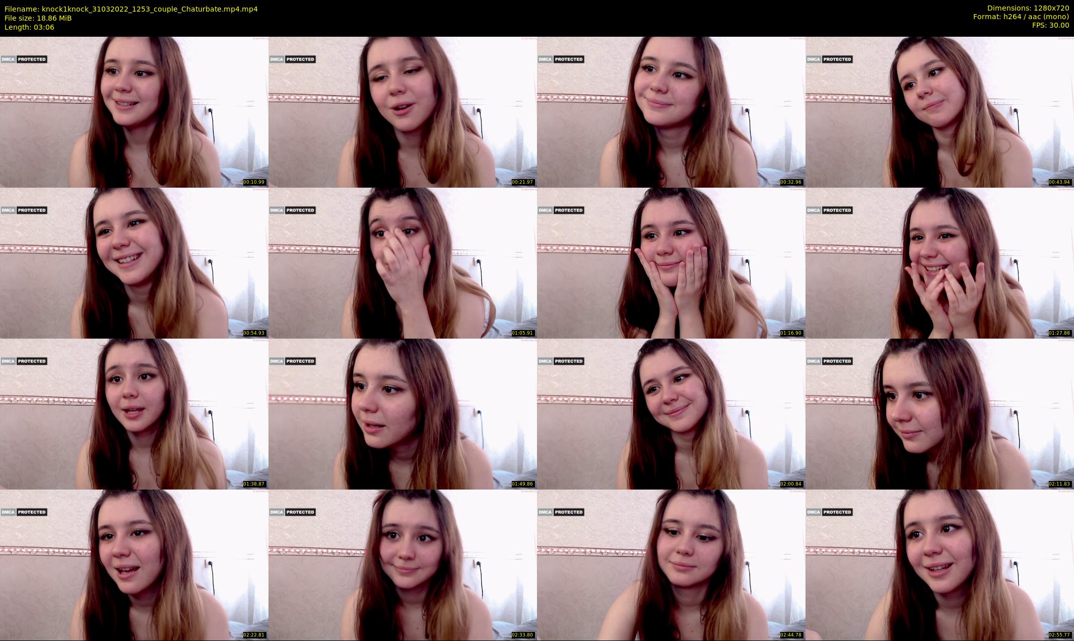 knock1knock — 4 minute Chaturbate couple cam show recording, 720p, Mar 31, 2022