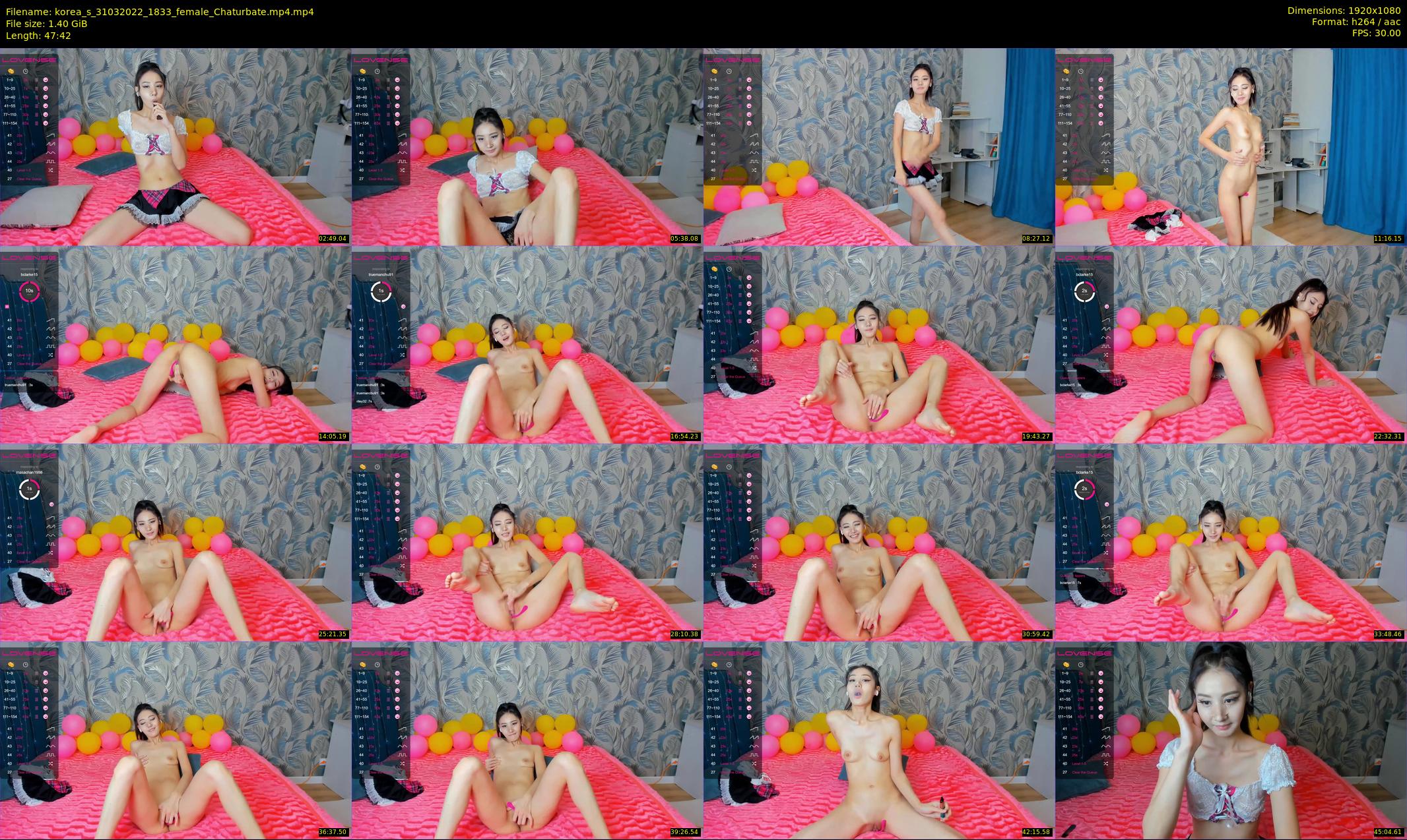 korea_s — 48 minute Chaturbate female cam show recording, 1080p, Mar 31, 2022