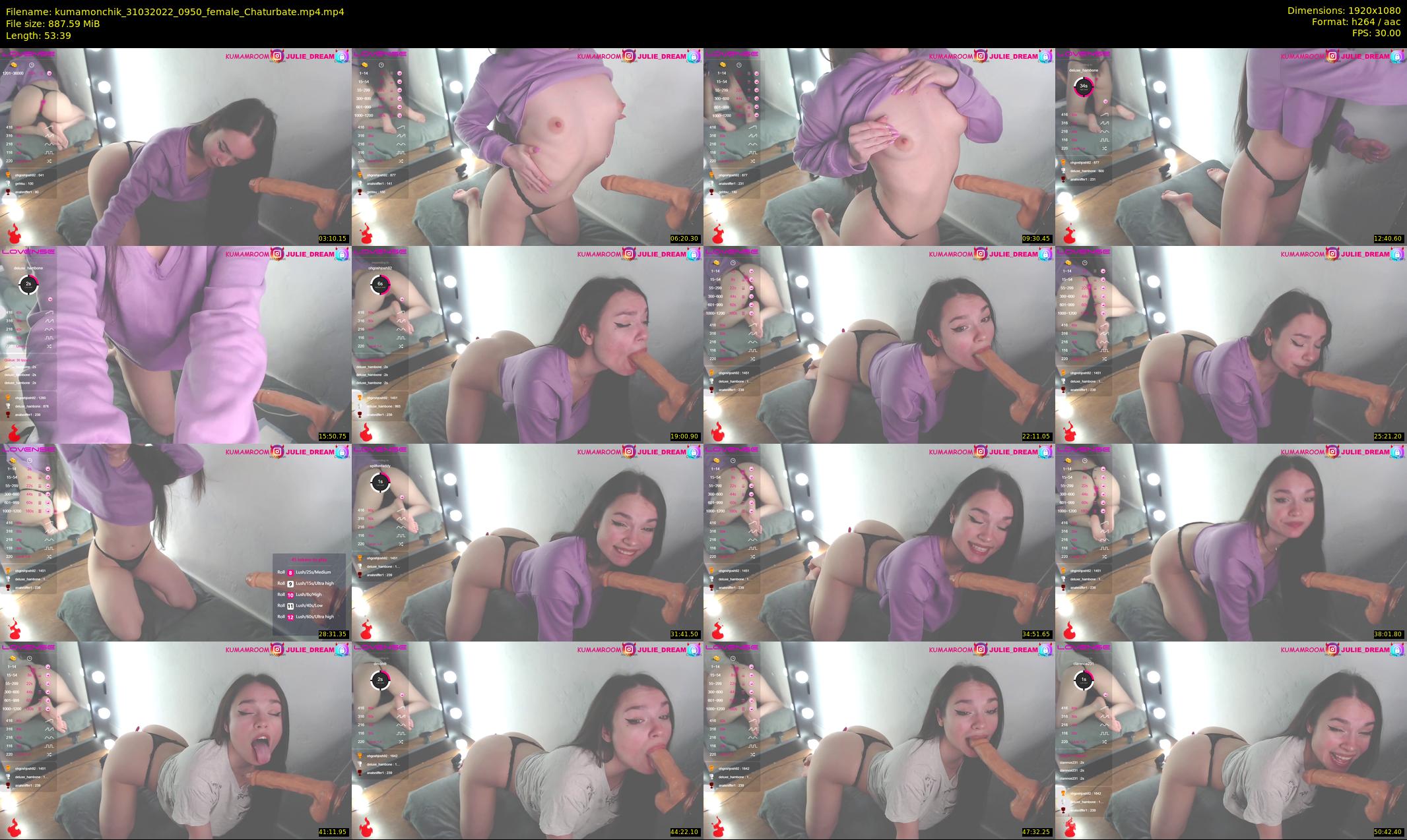 kumamonchik — 54 minute Chaturbate couple cam show recording, 1080p, Mar 31, 2022