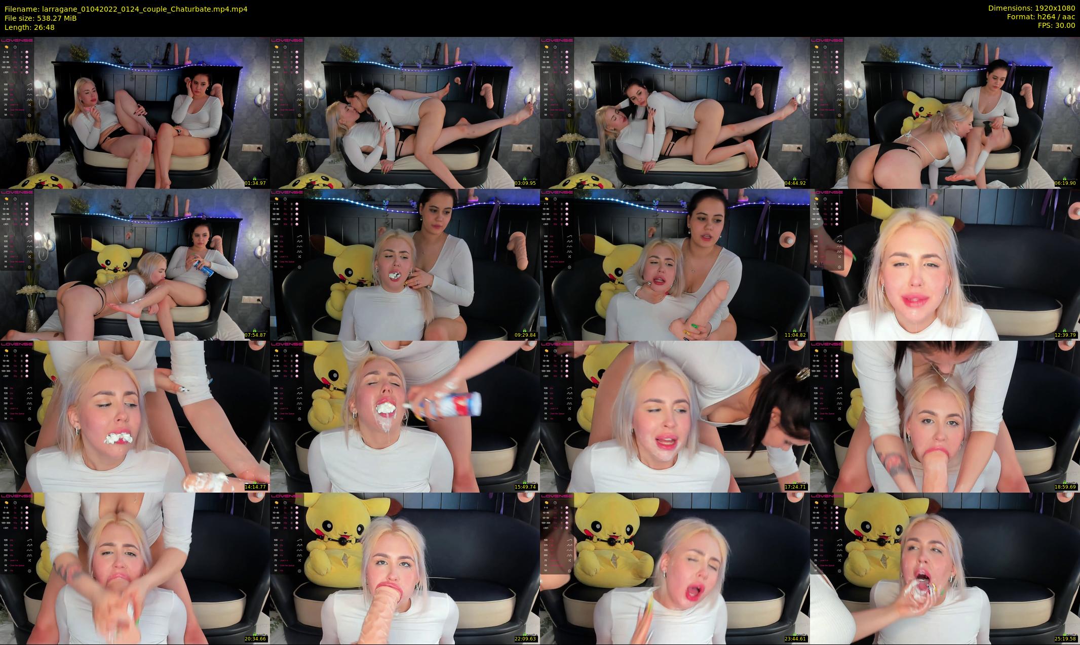 larragane — 27 minute Chaturbate couple cam show recording, 1080p, Apr 1, 2022