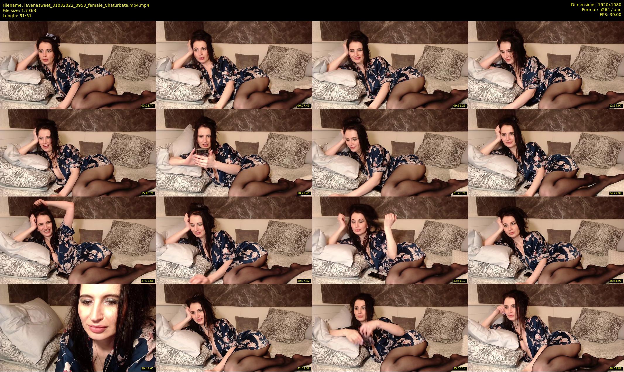 lavenasweet — 52 minute Chaturbate female cam show recording, 1080p, Mar 31, 2022