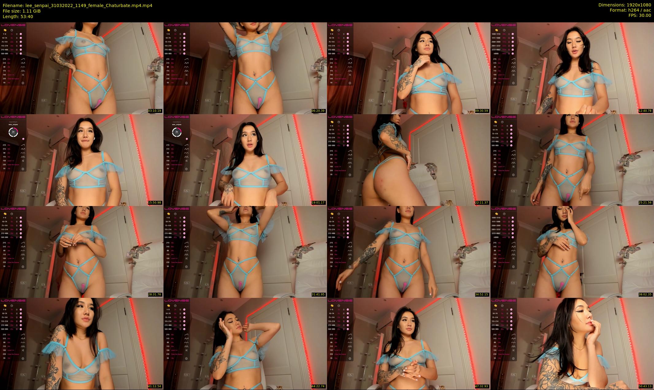 lee_senpai — 54 minute Chaturbate female cam show recording, 1080p, Mar 31, 2022