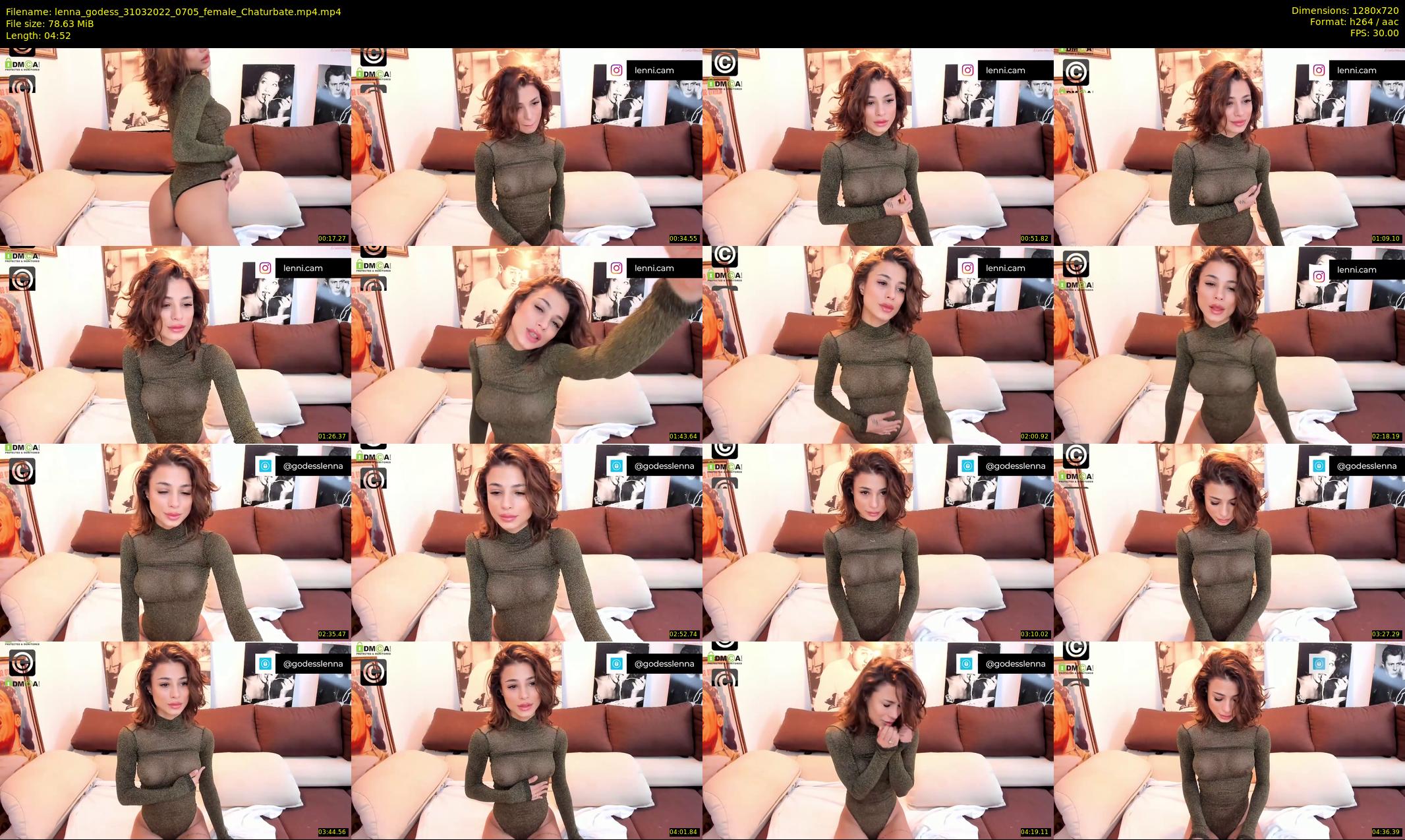 lenna_godess — 5 minute Chaturbate female cam show recording, 720p, Mar 31, 2022