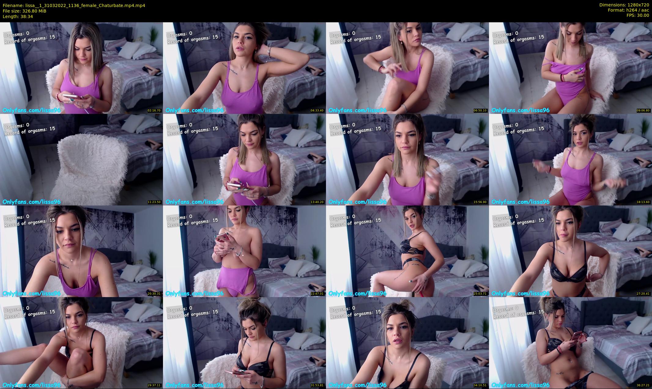 lissa__1 — 39 minute Chaturbate female cam show recording, 720p, Mar 31, 2022