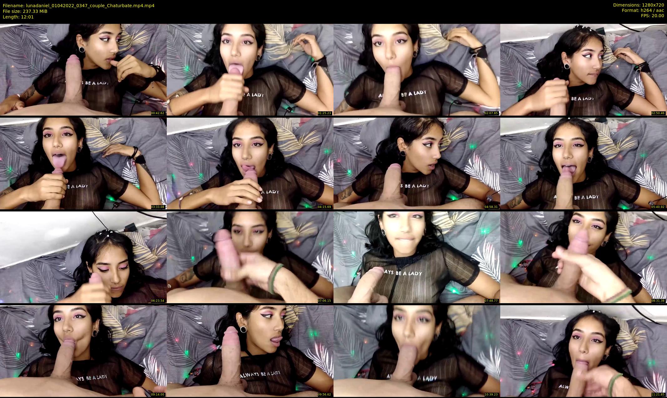 lunadaniel — 13 minute Chaturbate couple cam show recording, 720p, Apr 1, 2022