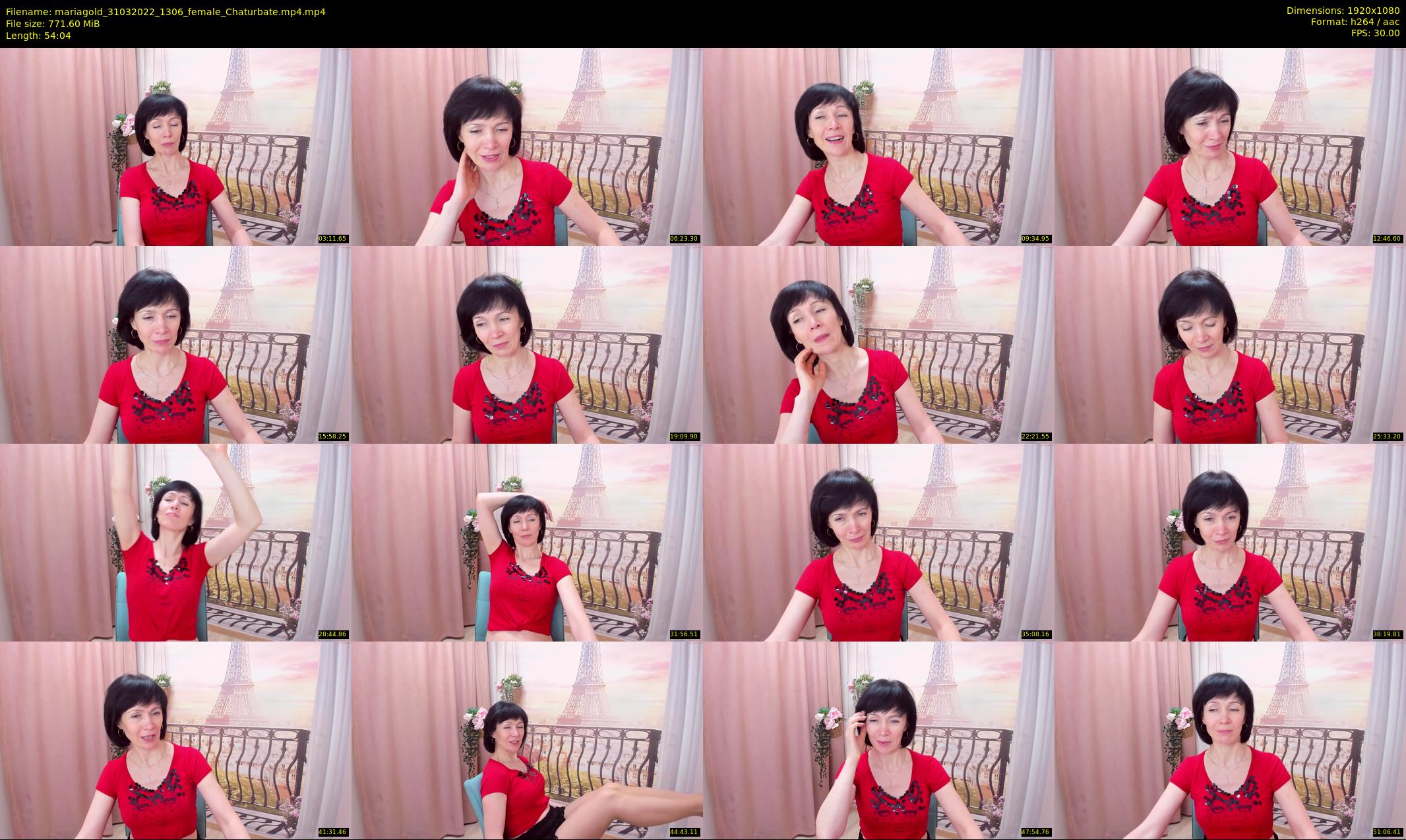 mariagold — 55 minute Chaturbate female cam show recording, 1080p, Mar 31, 2022