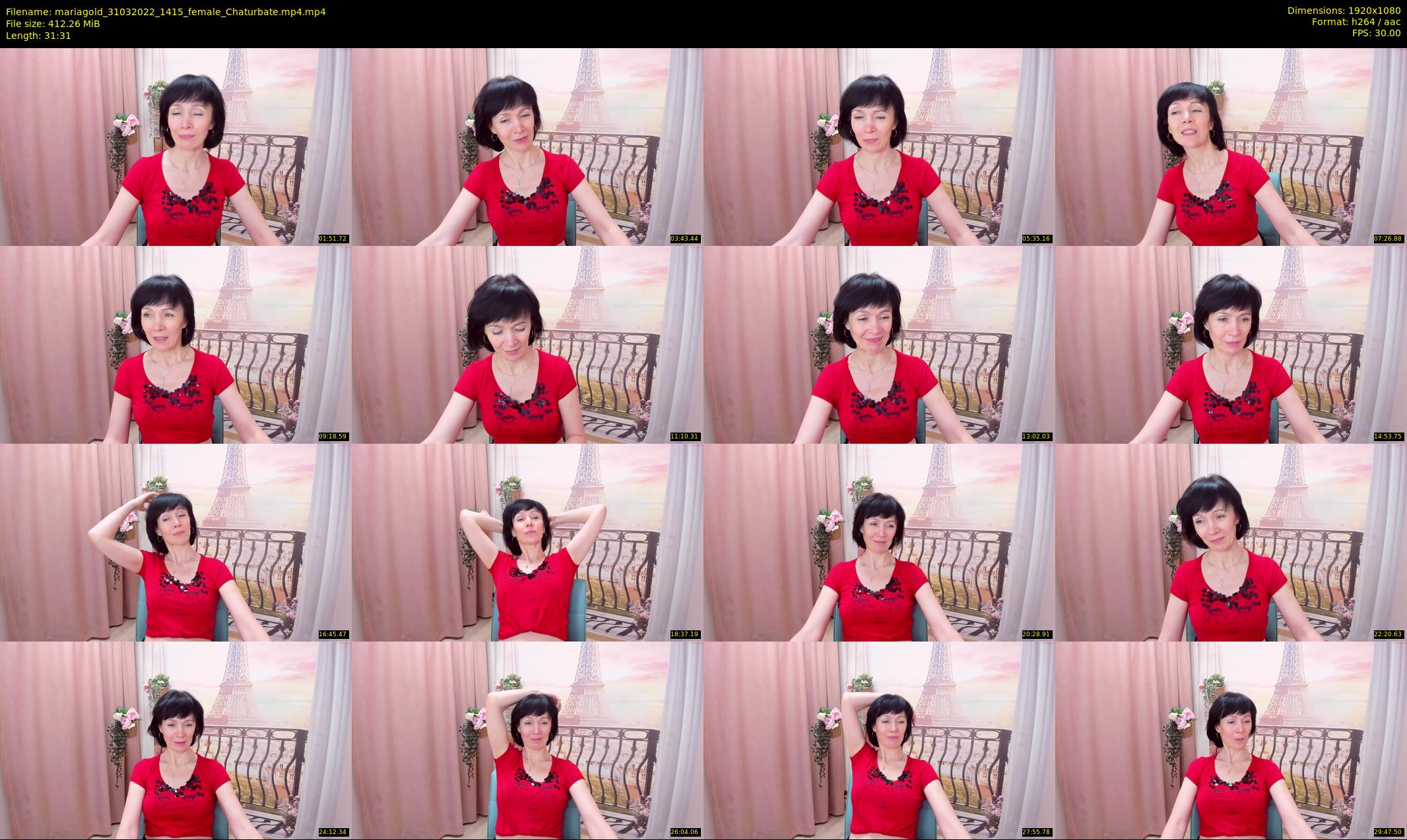 mariagold — 32 minute Chaturbate female cam show recording, 1080p, Mar 31, 2022