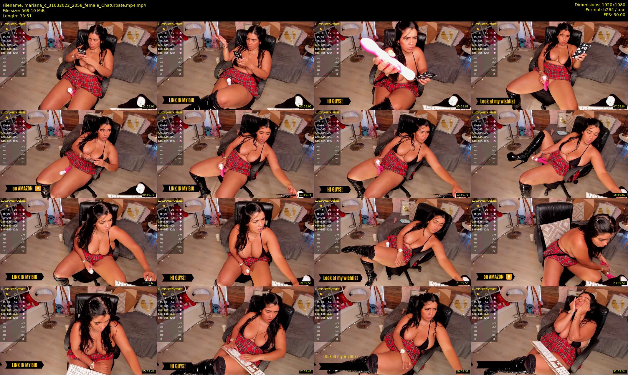mariana_c — 34 minute Chaturbate female cam show recording, 1080p, Mar 31, 2022