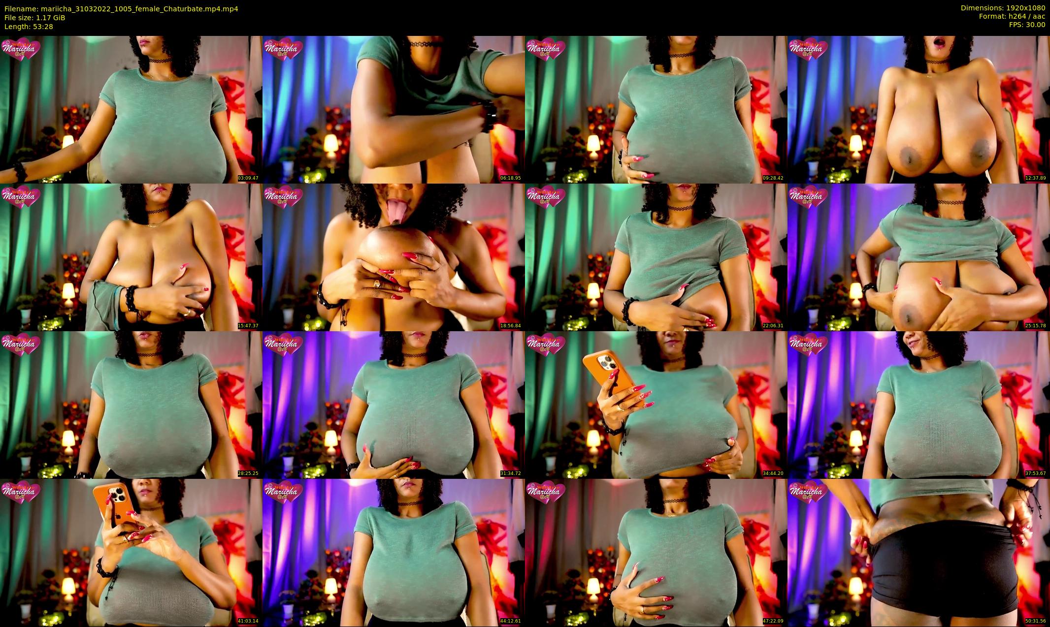 mariicha — 54 minute Chaturbate female cam show recording, 1080p, Mar 31, 2022