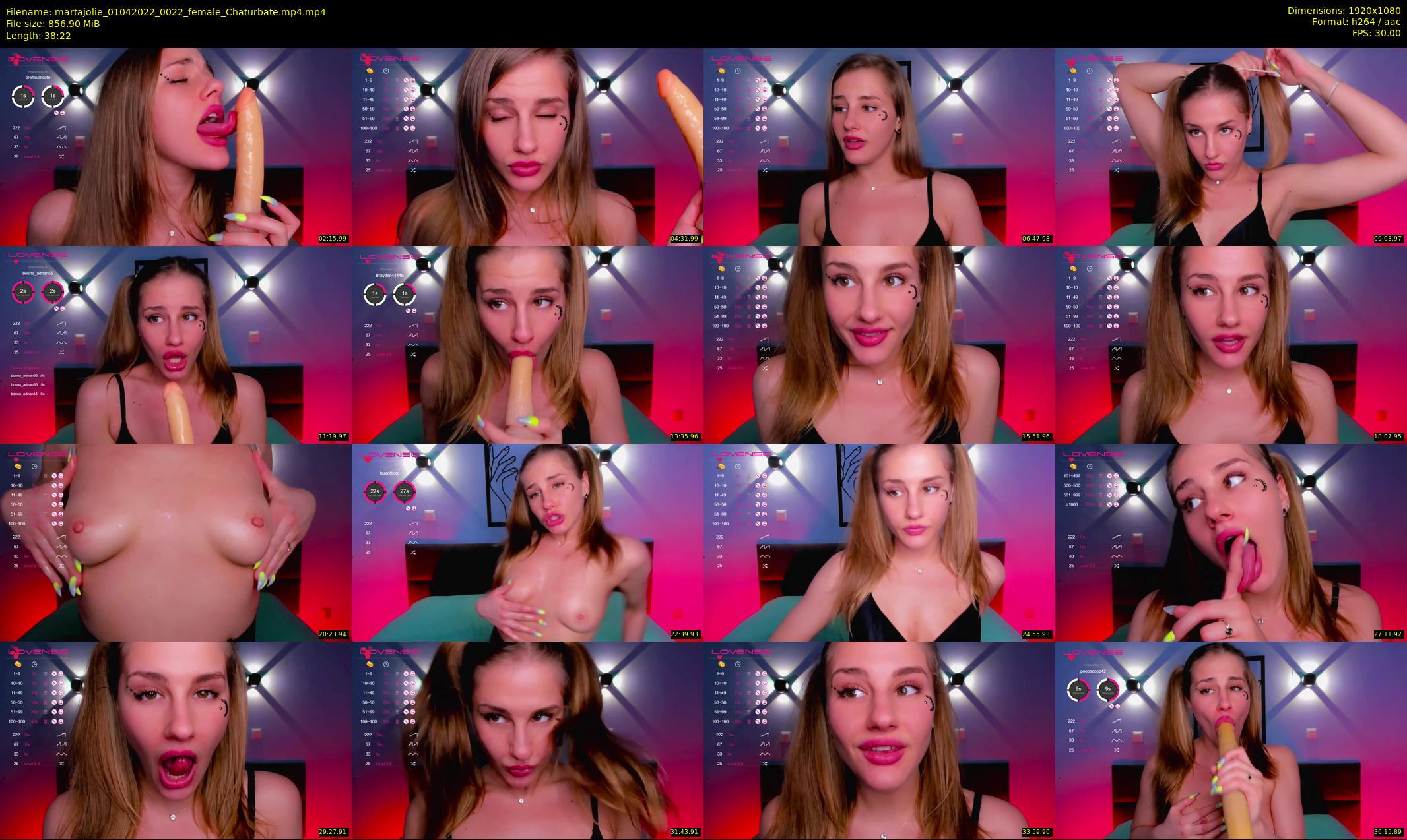 martajolie — 39 minute Chaturbate female cam show recording, 1080p, Apr 1, 2022