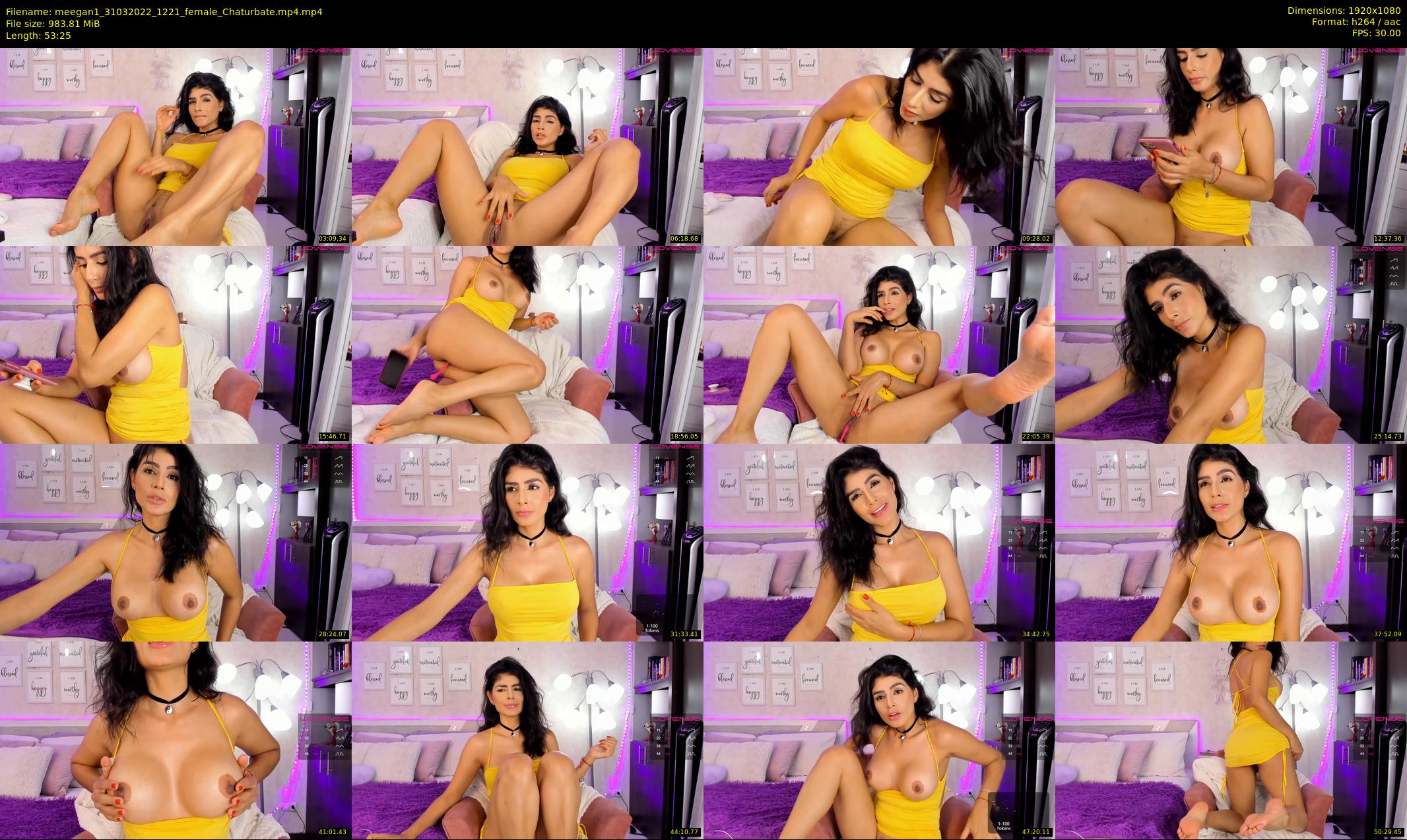 meegan1 — 54 minute Chaturbate female cam show recording, 1080p, Mar 31, 2022