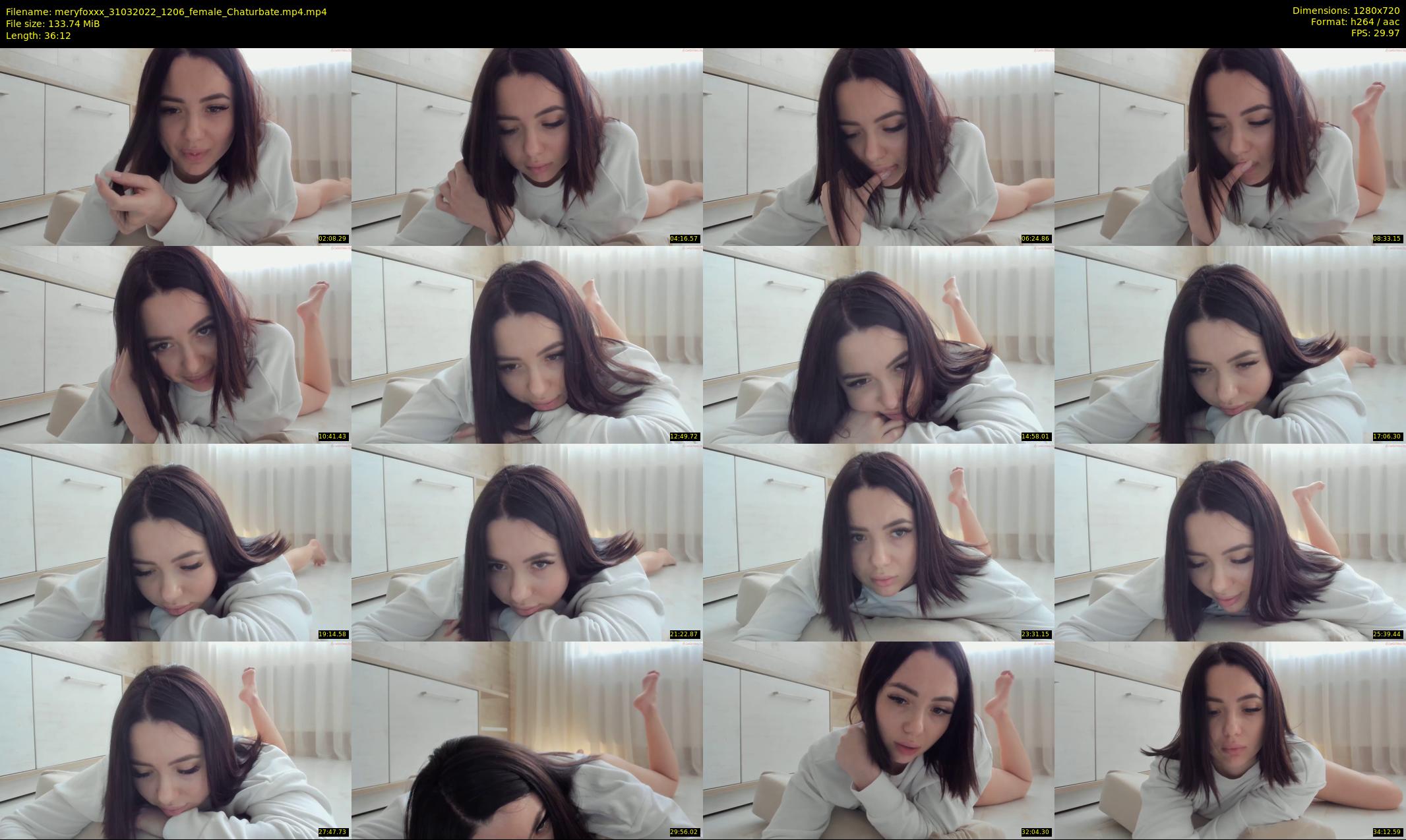 meryfoxxx — 37 minute Chaturbate female cam show recording, 720p, Mar 31, 2022