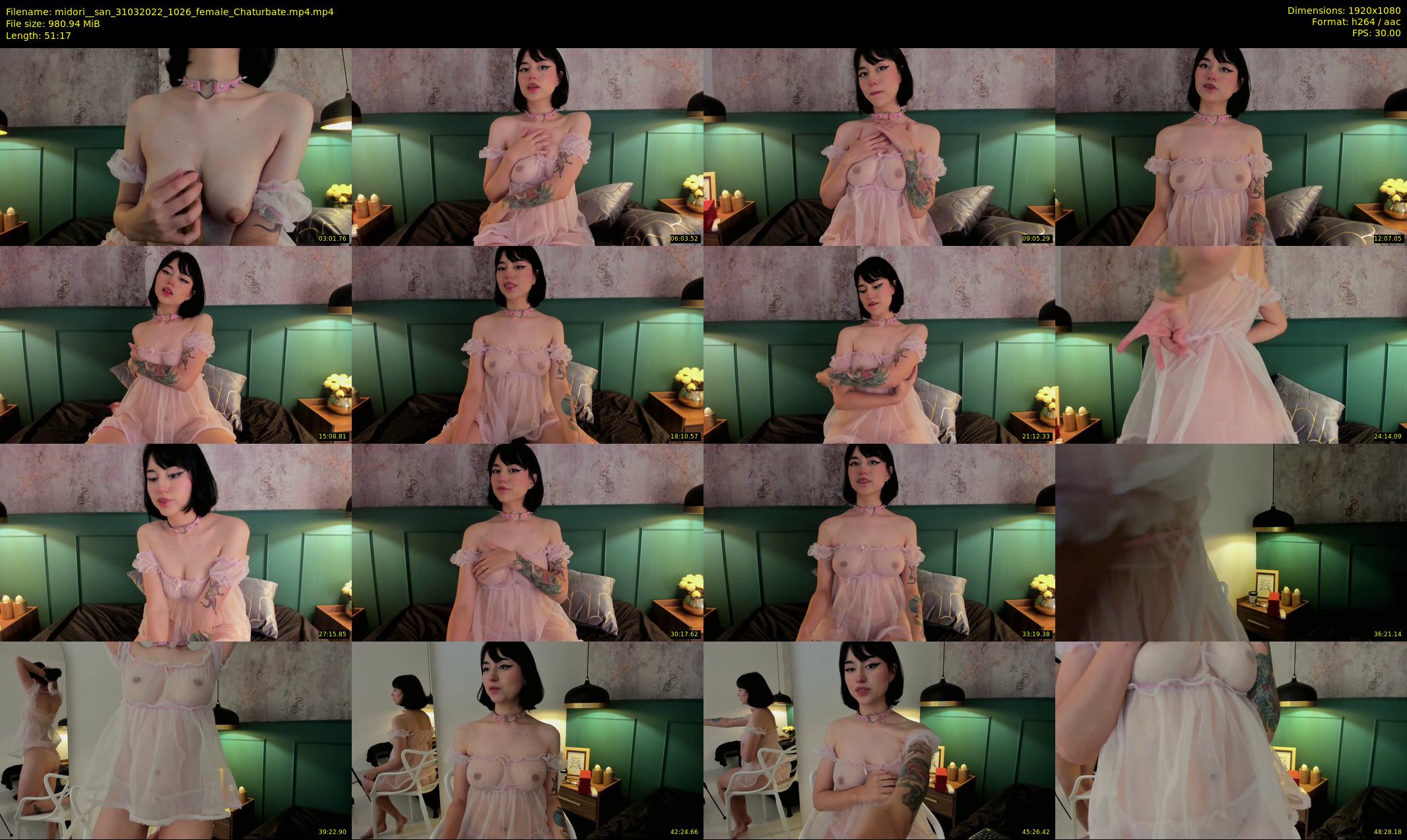 midori__san — 52 minute Chaturbate female cam show recording, 1080p, Mar 31, 2022