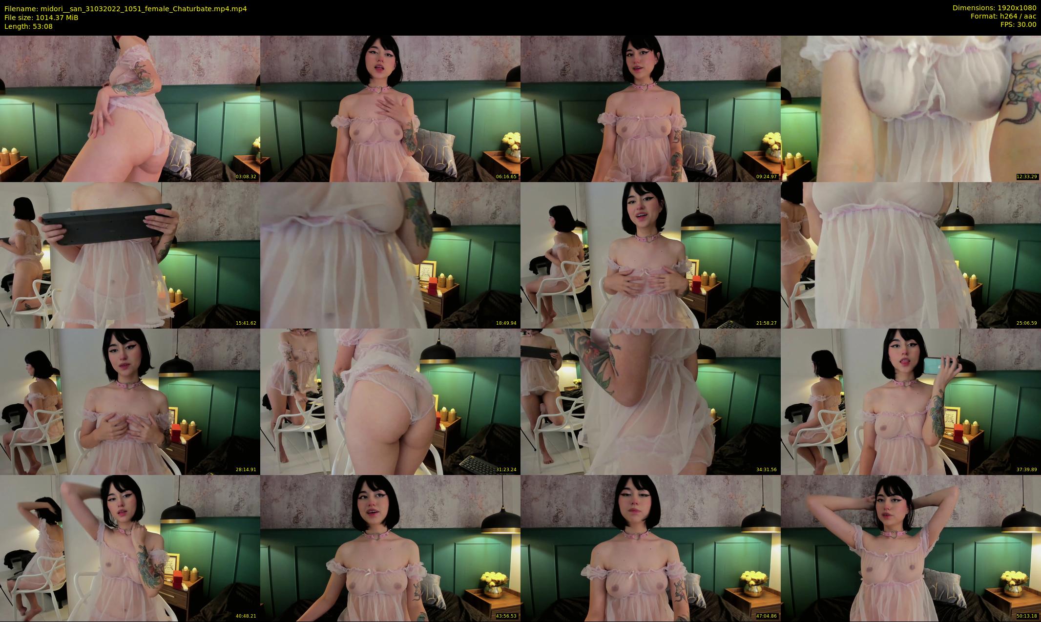 midori__san — 54 minute Chaturbate female cam show recording, 1080p, Mar 31, 2022