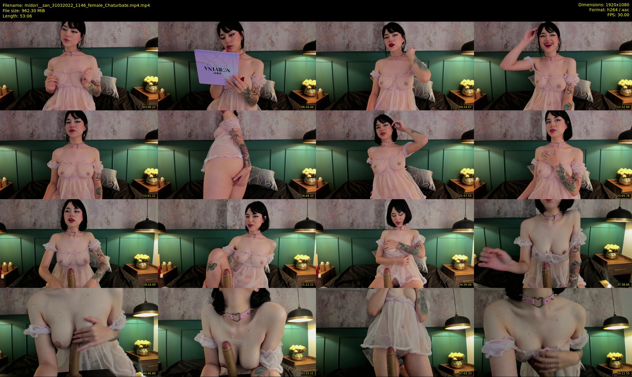 midori__san — 54 minute Chaturbate female cam show recording, 1080p, Mar 31, 2022