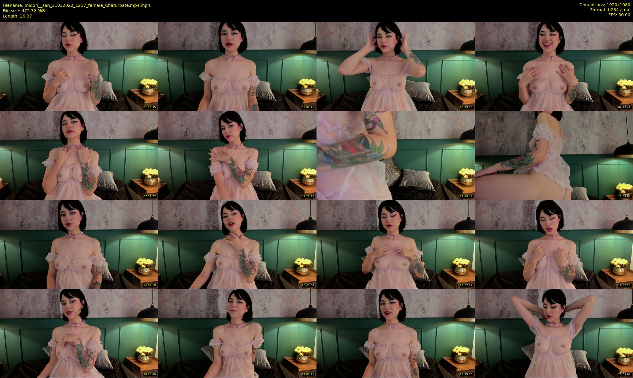 midori__san — 27 minute Chaturbate female cam show recording, 1080p, Mar 31, 2022
