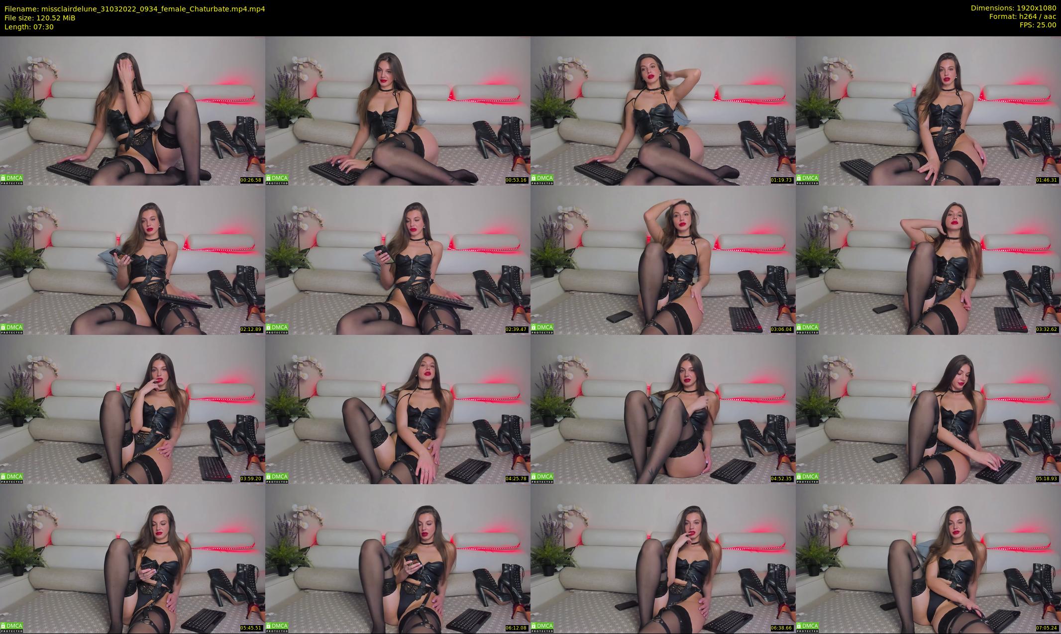 missclairdelune — 8 minute Chaturbate female cam show recording, 1080p, Mar 31, 2022