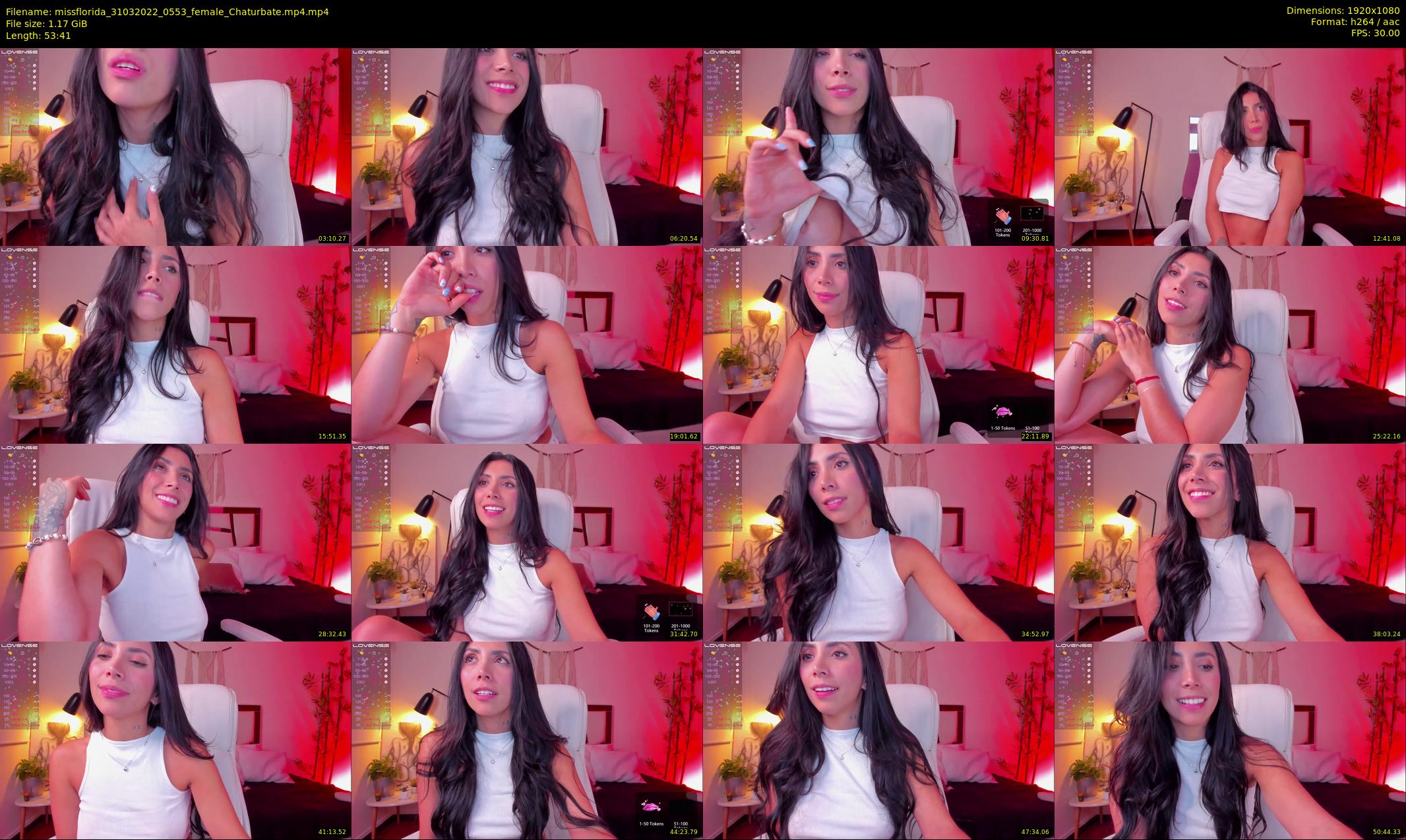 missflorida — 54 minute Chaturbate female cam show recording, 1080p, Mar 31, 2022