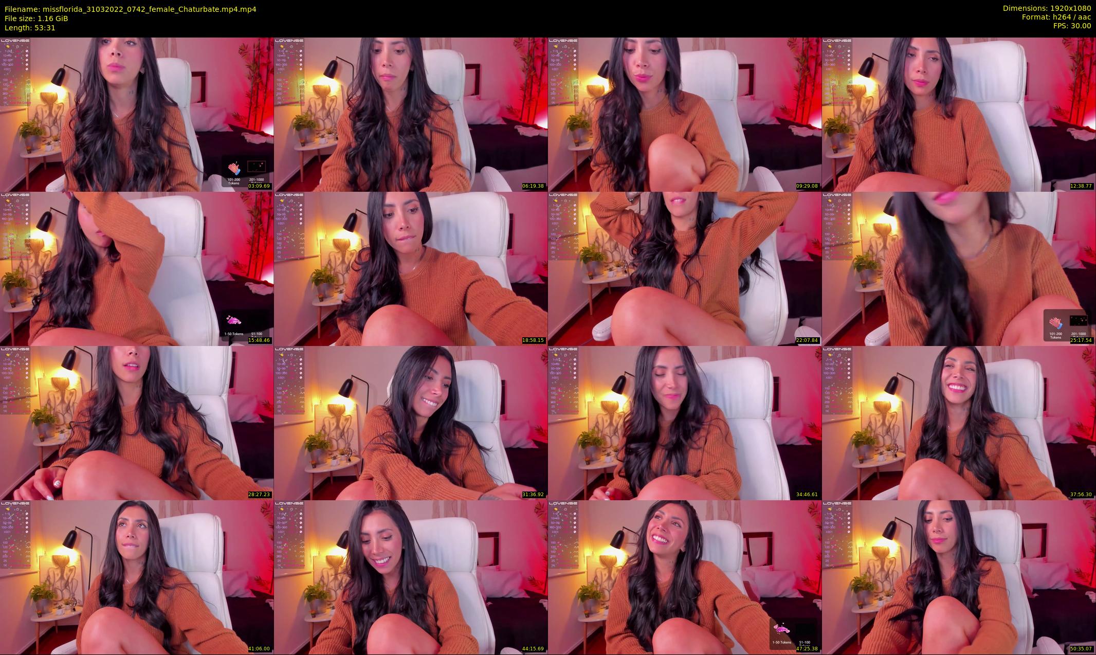 missflorida — 54 minute Chaturbate female cam show recording, 1080p, Mar 31, 2022