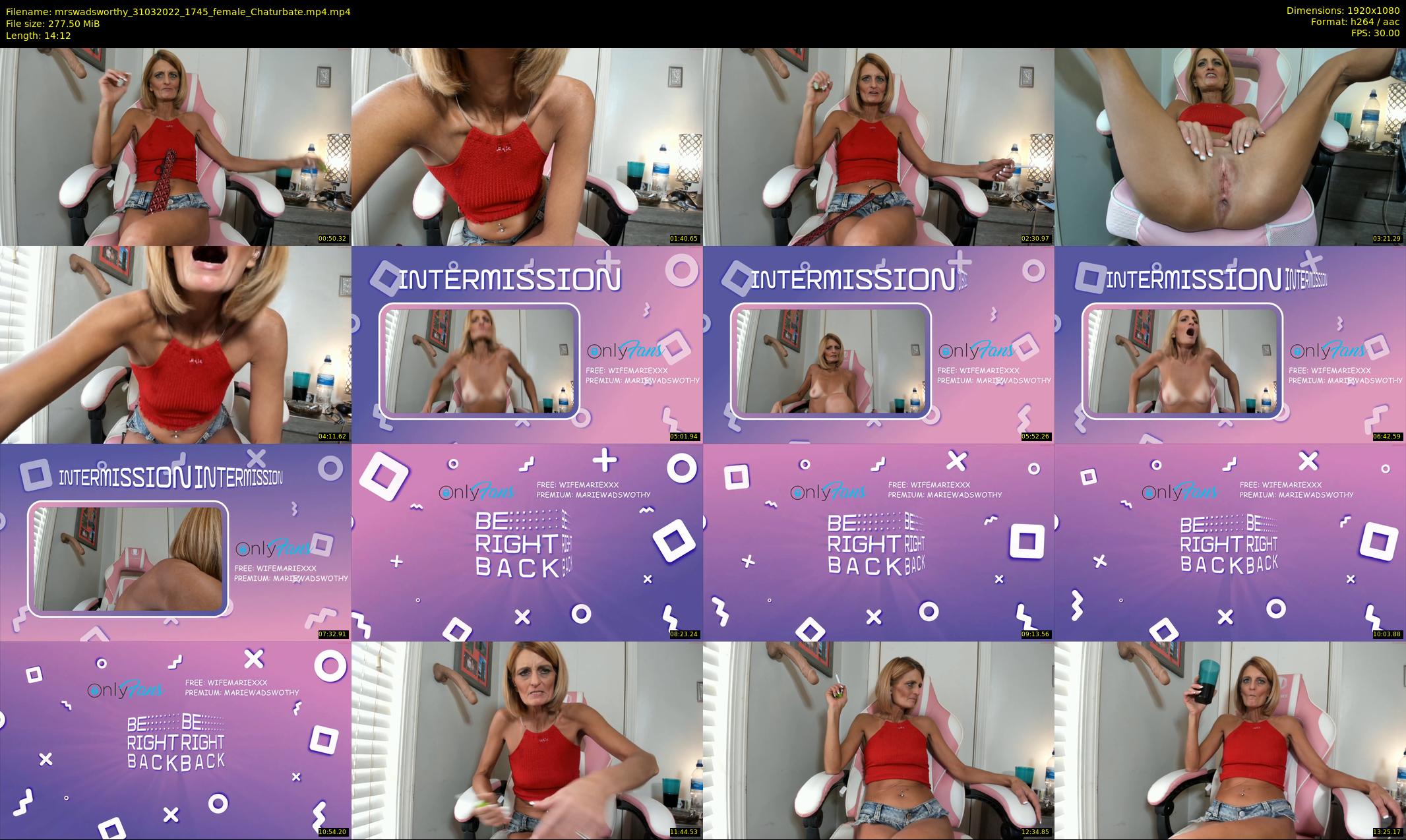 mrswadsworthy — 15 minute Chaturbate female cam show recording, 1080p, Mar 31, 2022
