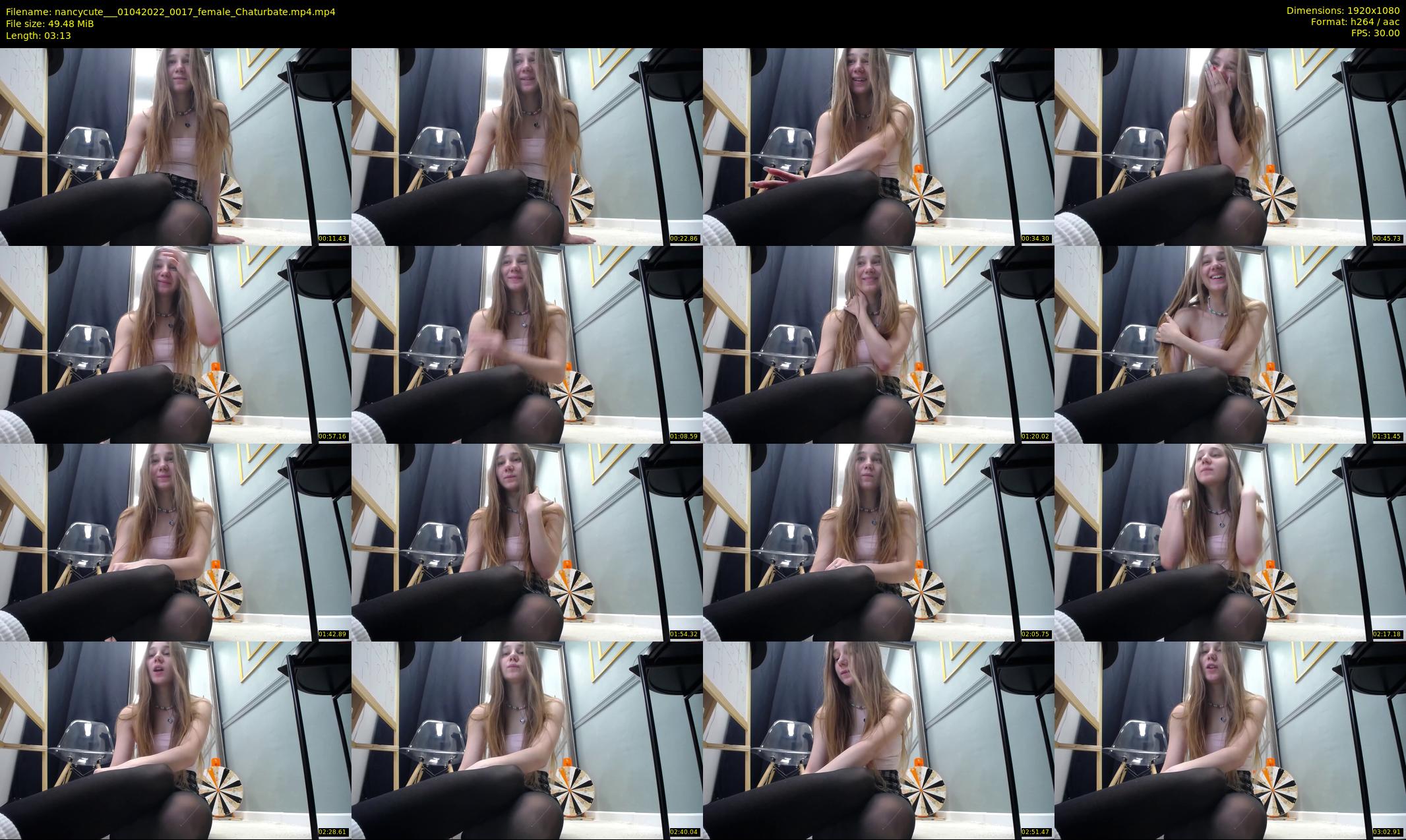 nancycute__ — 4 minute Chaturbate female cam show recording, 1080p, Apr 1, 2022