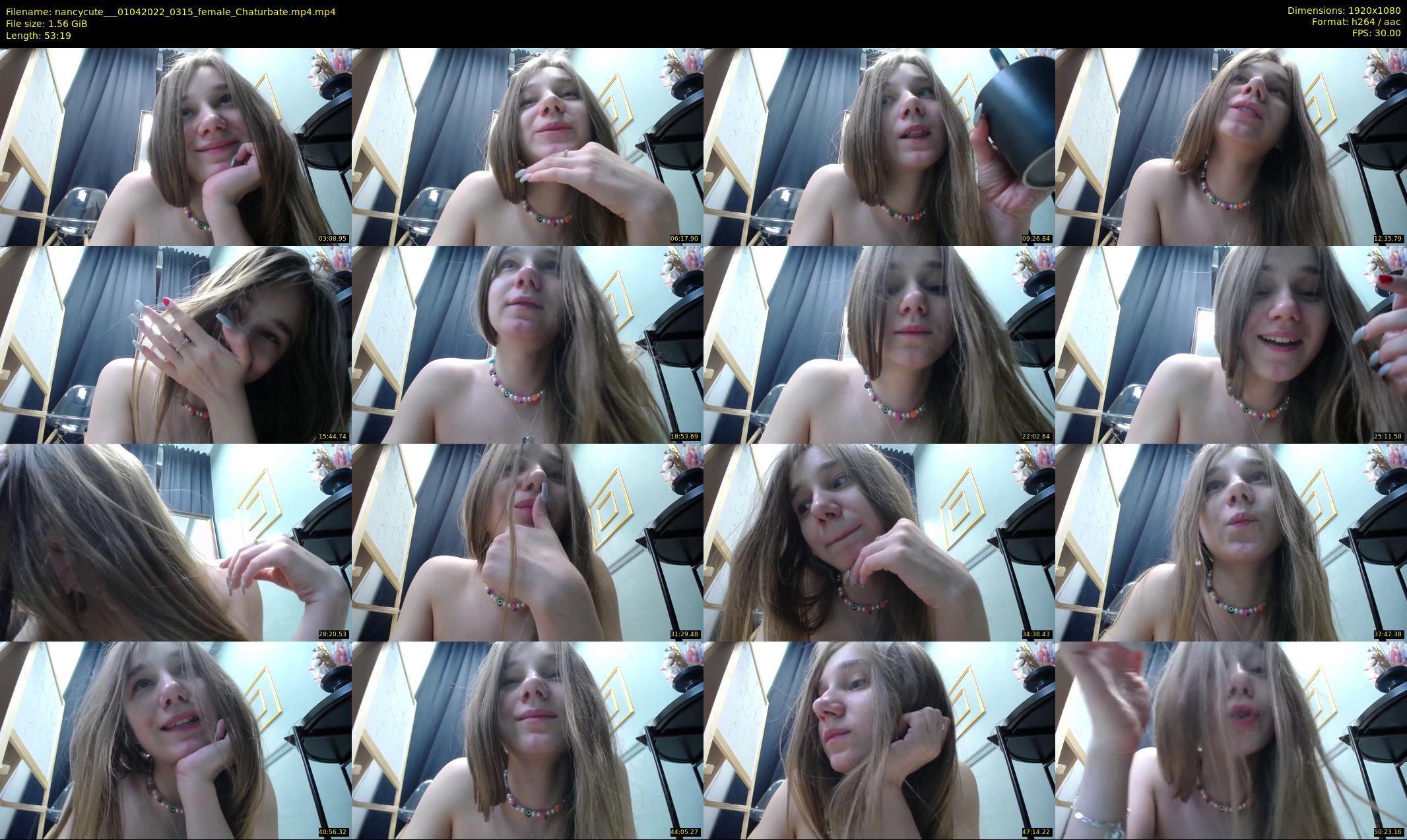 nancycute__ — 54 minute Chaturbate female cam show recording, 1080p, Apr 1, 2022
