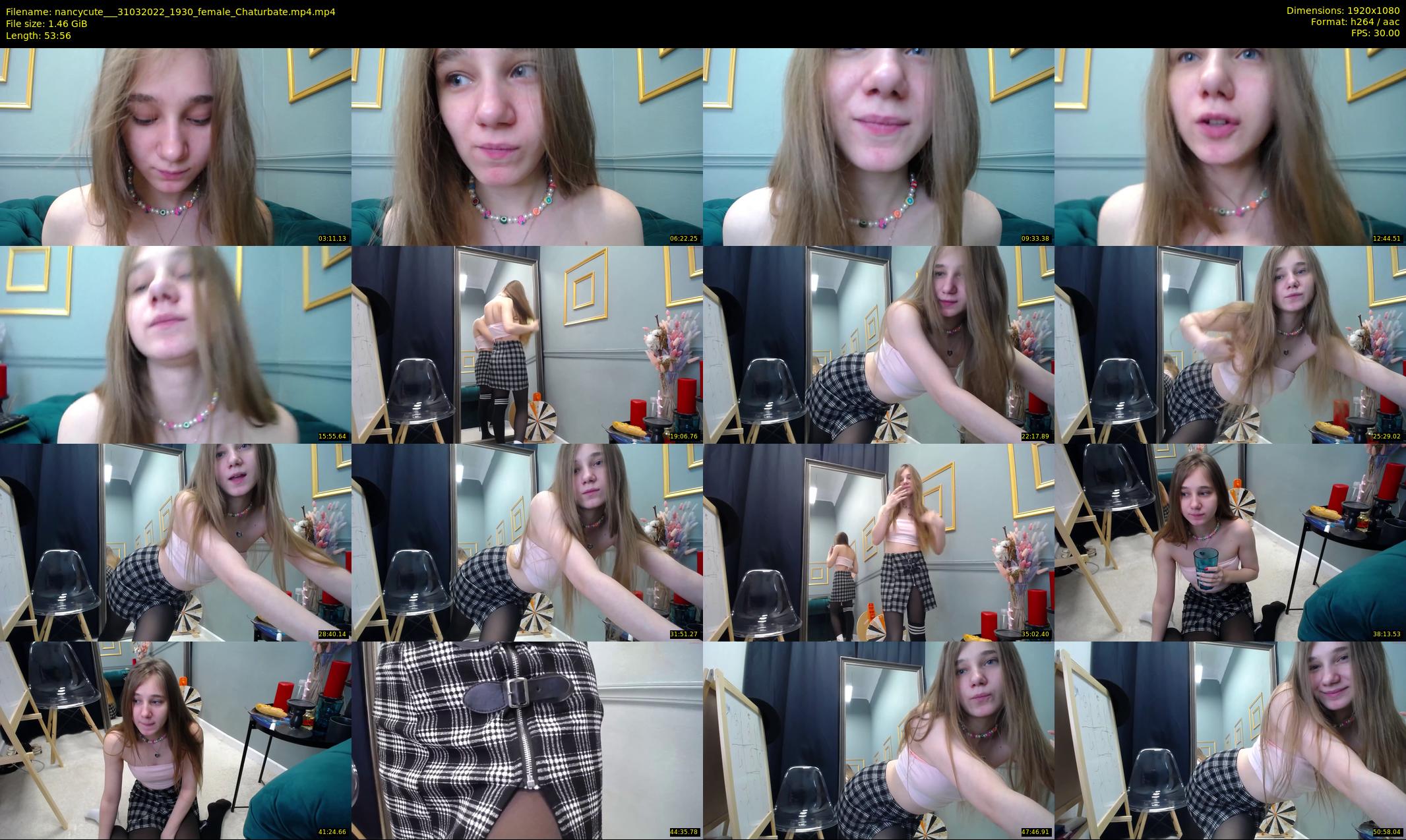 nancycute__ — 54 minute Chaturbate female cam show recording, 1080p, Mar 31, 2022