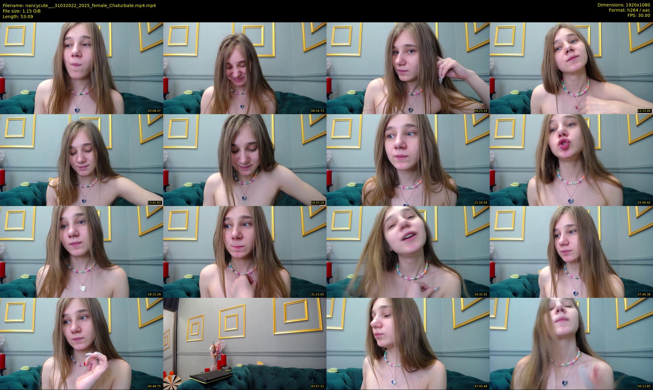 nancycute__ — 54 minute Chaturbate female cam show recording, 1080p, Mar 31, 2022