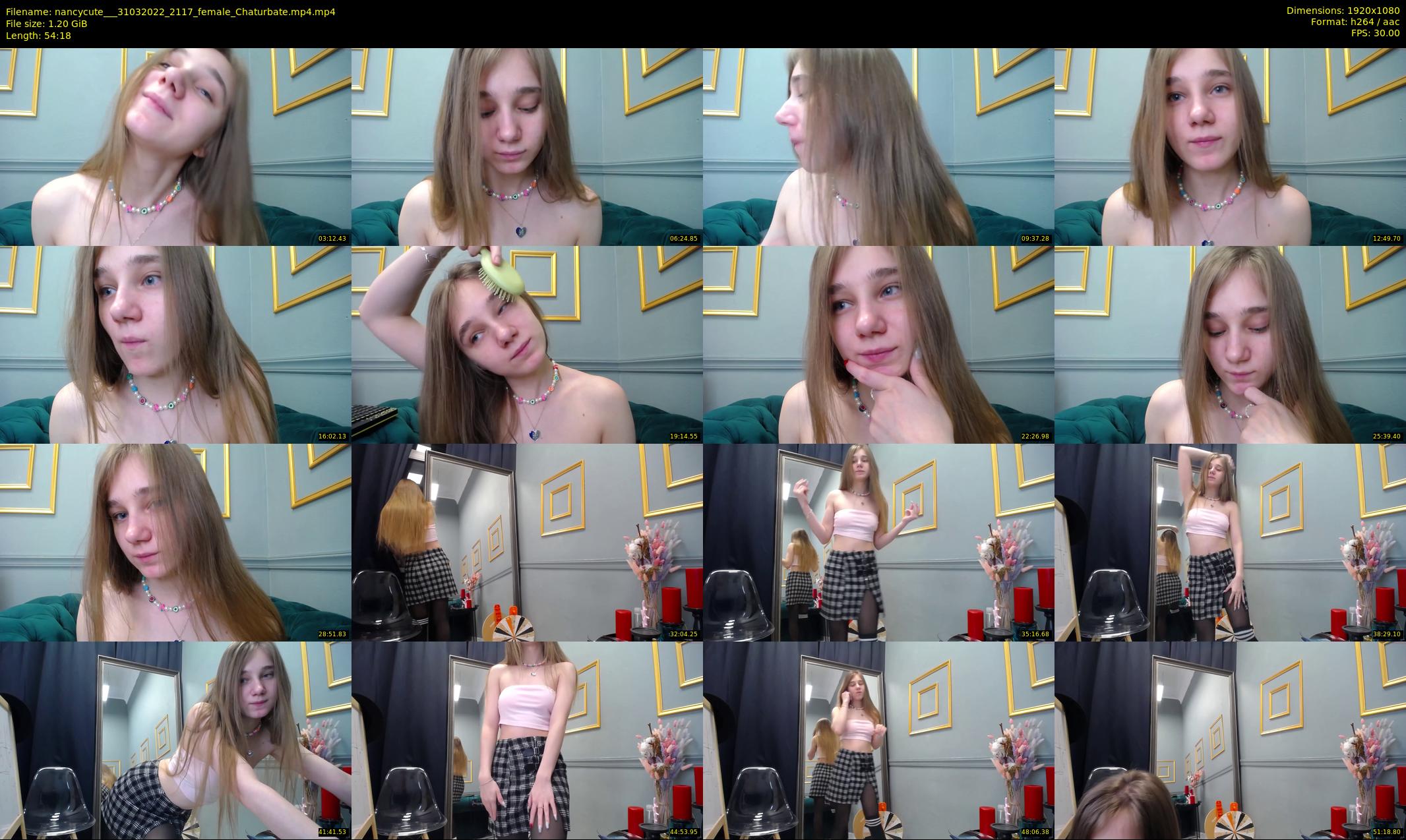 nancycute__ — 55 minute Chaturbate female cam show recording, 1080p, Mar 31, 2022