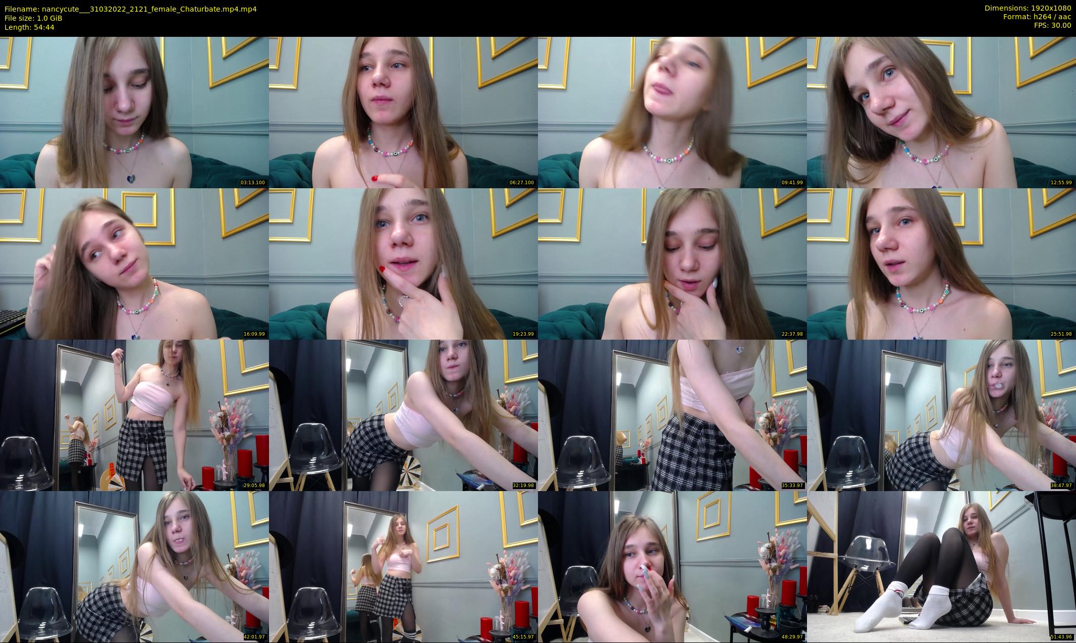 nancycute__ — 55 minute Chaturbate female cam show recording, 1080p, Mar 31, 2022