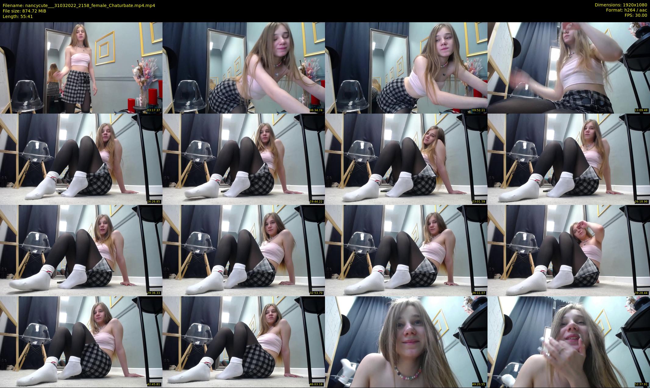 nancycute__ — 56 minute Chaturbate female cam show recording, 1080p, Mar 31, 2022